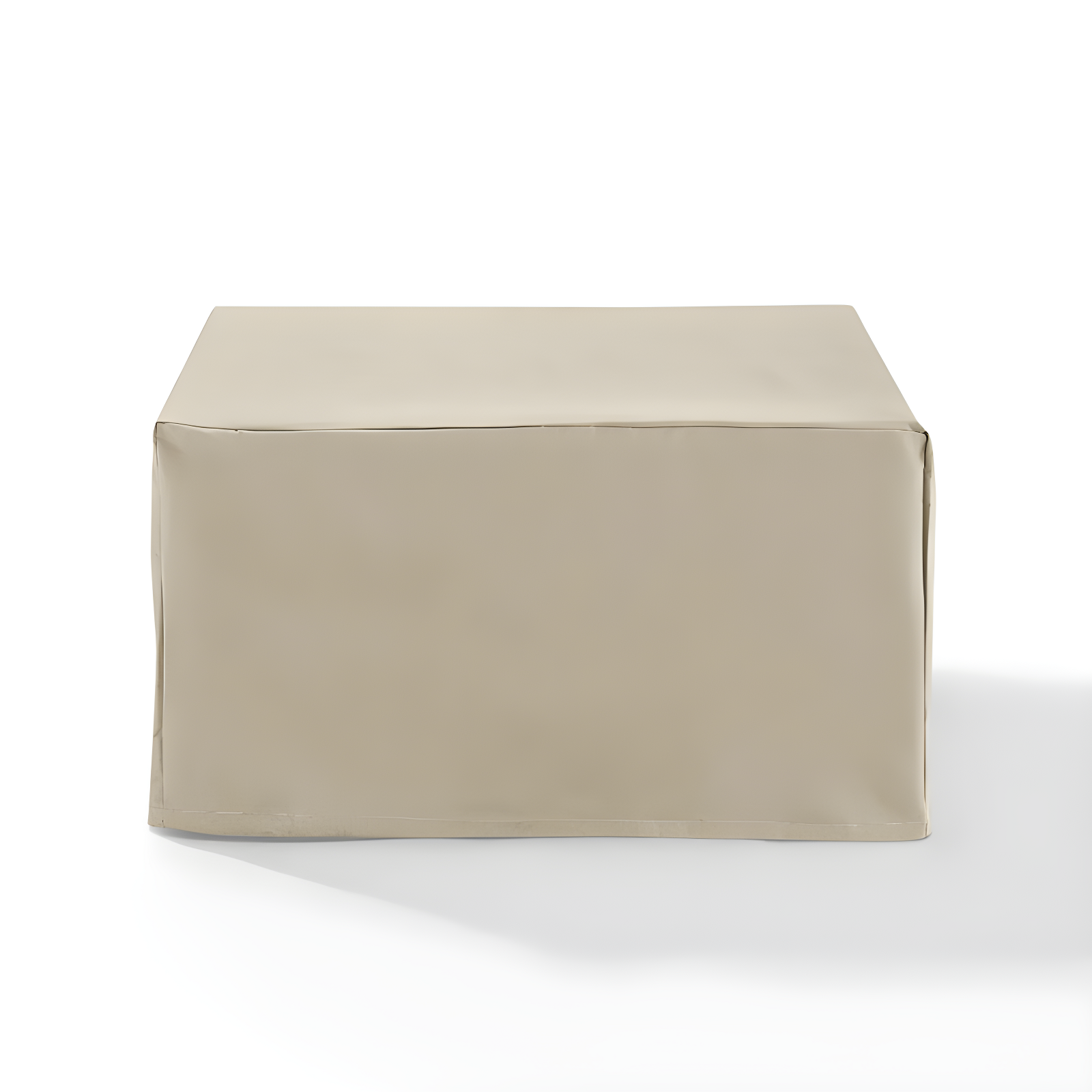 Crosley Outdoor Square Table & Ottoman Furniture Cover Tan: Heavy Gauge Vinyl, Waterproof
