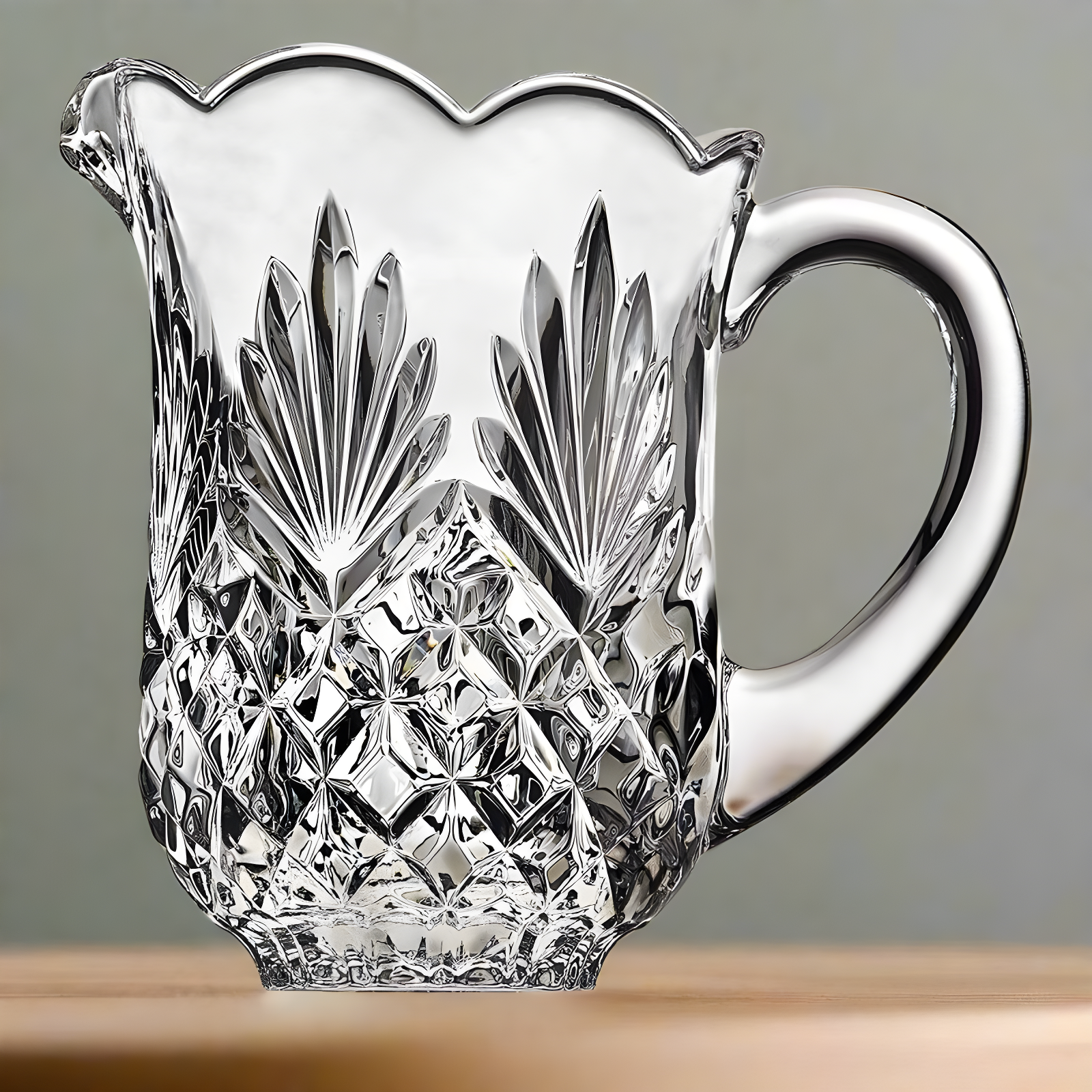 Godinger Silver 5pc Dublin Crystal Pitcher and Highball Set: Hand Wash, Clear Crystal, Service for 4, Hot/Cold Beverages
