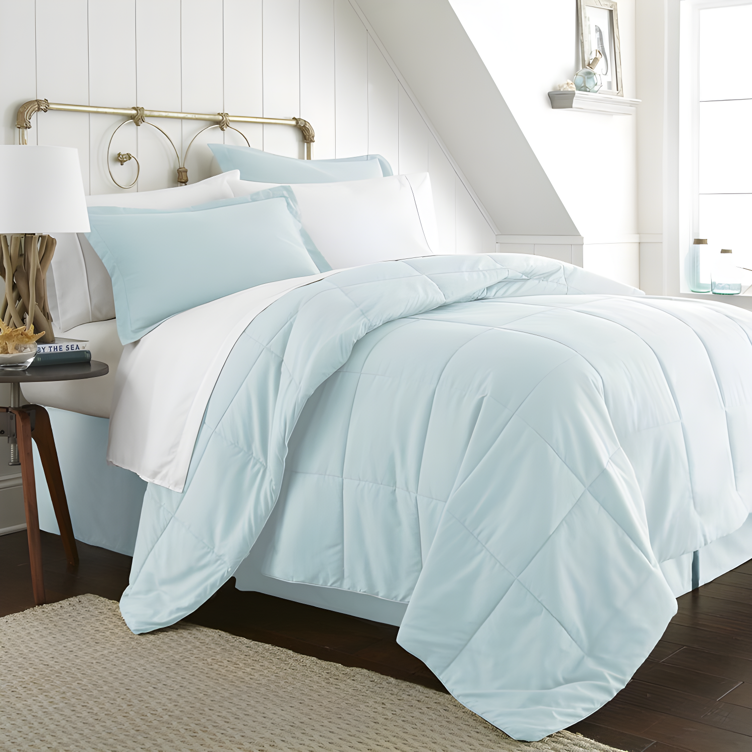IEnjoy Home Simply Soft Microfiber Complete Bedding Set