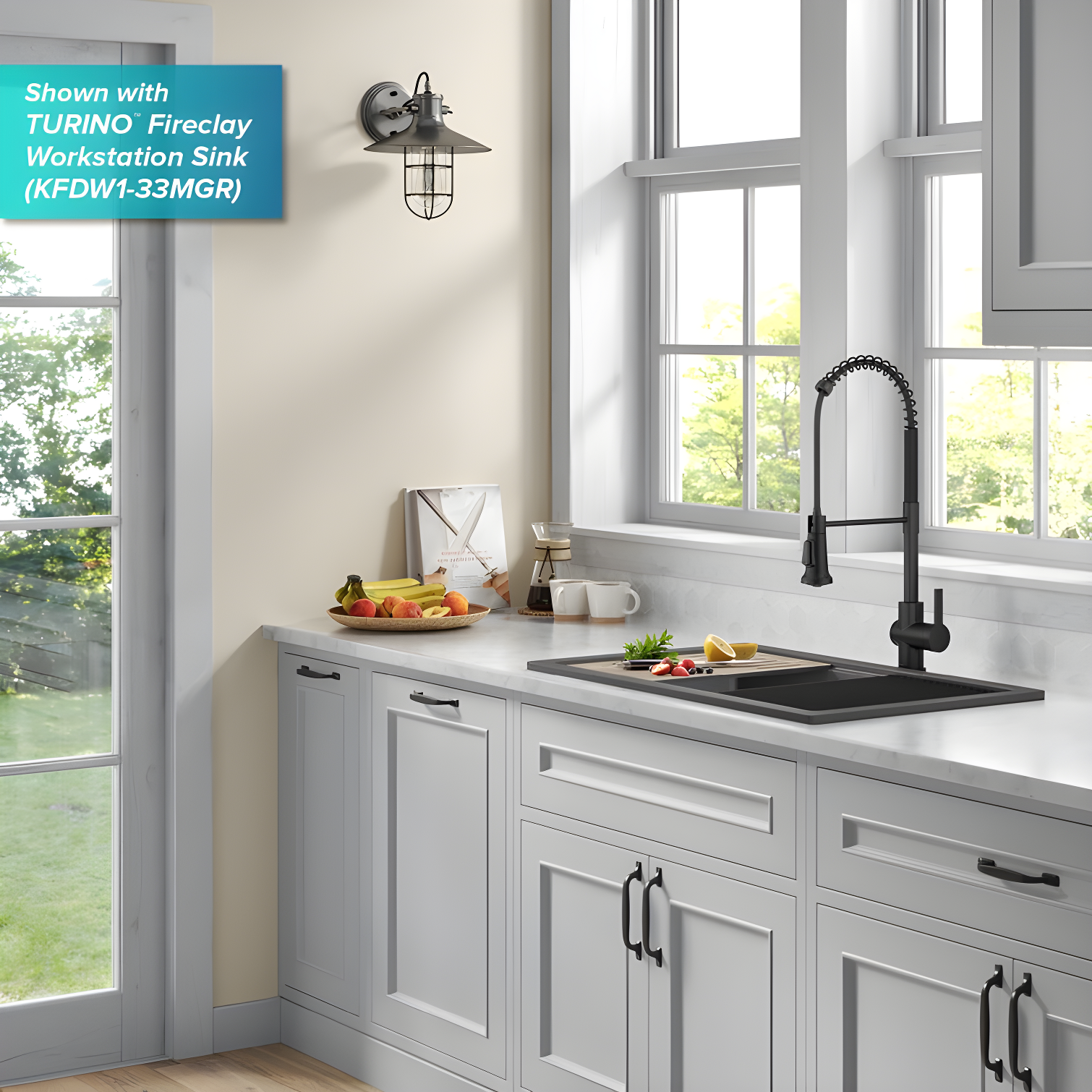 KRAUS Britt Touchless Sensor Commercial Single Handle Pull Down Kitchen Faucet