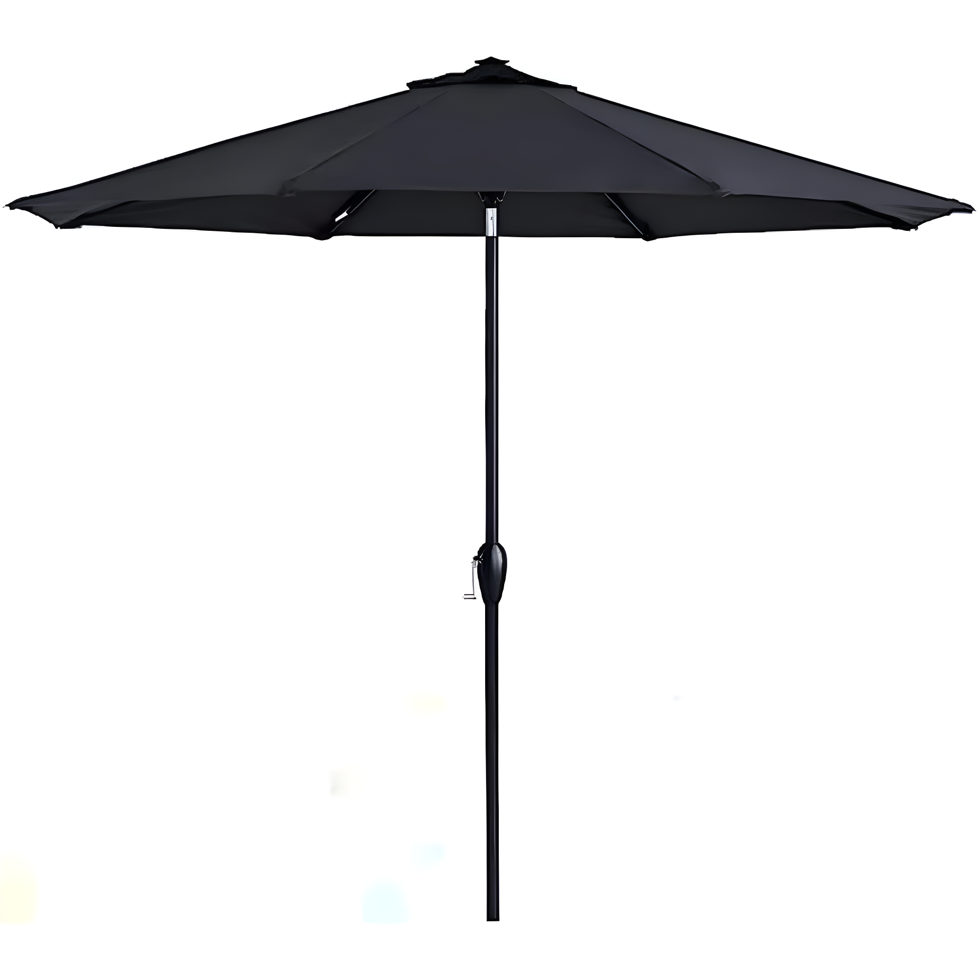 Tempera Patio Market Outdoor Table Umbrella with Push Button Tilt and Crank,Large Sun Umbrella with Sturdy Pole&Fade resistant canopy,Easy to set