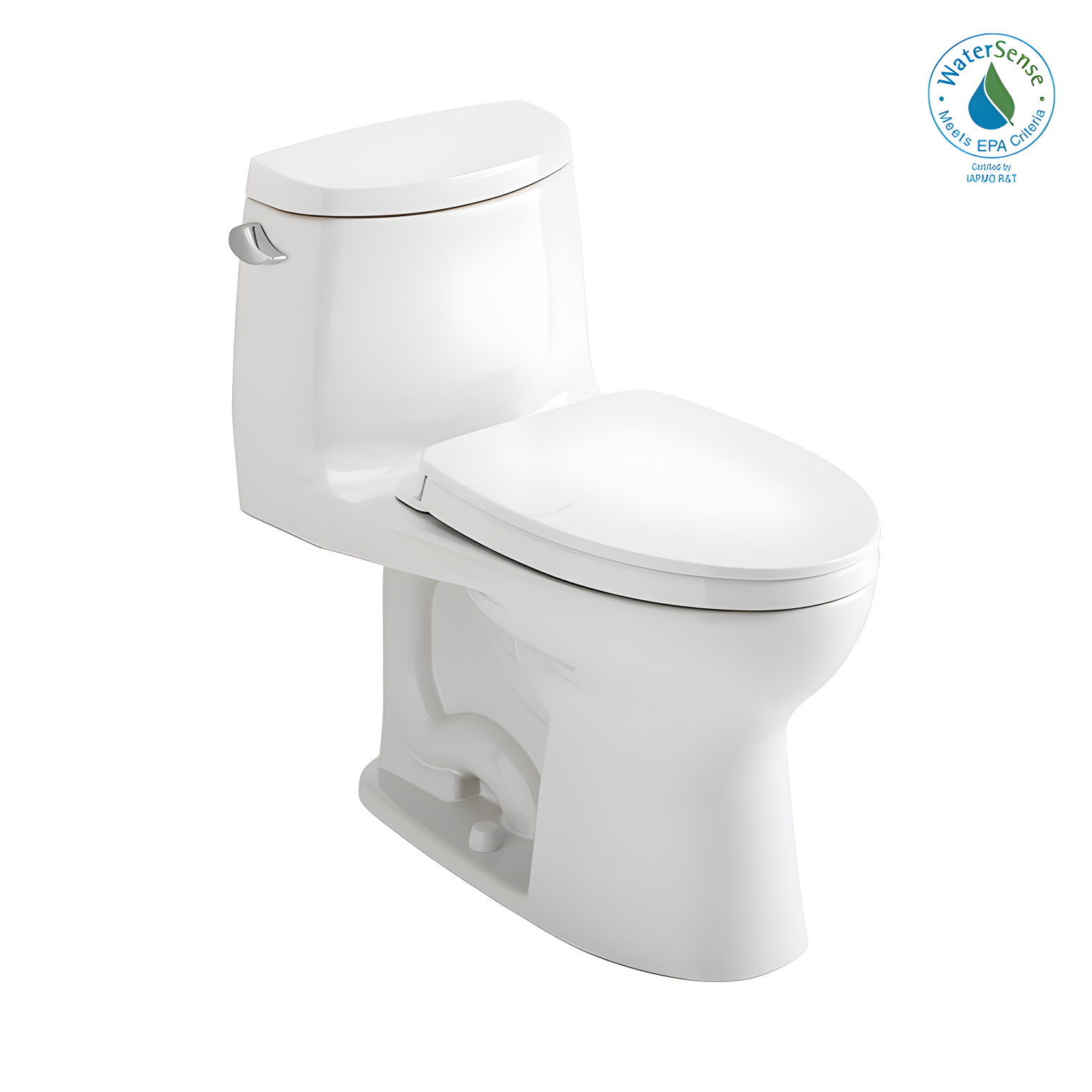1.28 GPF (Water Efficient) Elongated One-Piece Toilet with High Efficiency Flush (Seat Included)