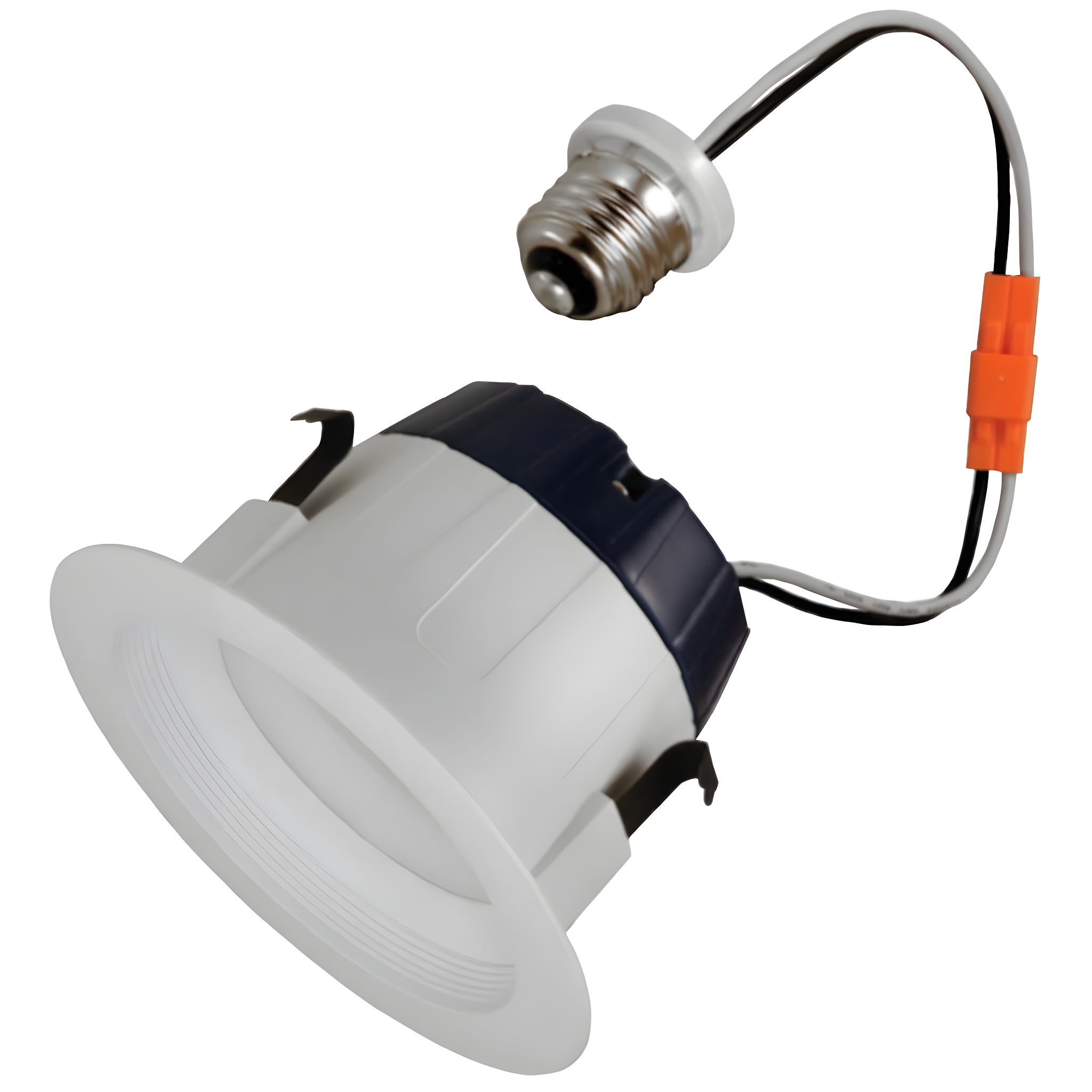 Sylvania LED/RT4/600/930/FL80 4"  LED Recessed Downlight Kit, 4", Medium Base, 3000K, 600 Lumens, Replaces R30.