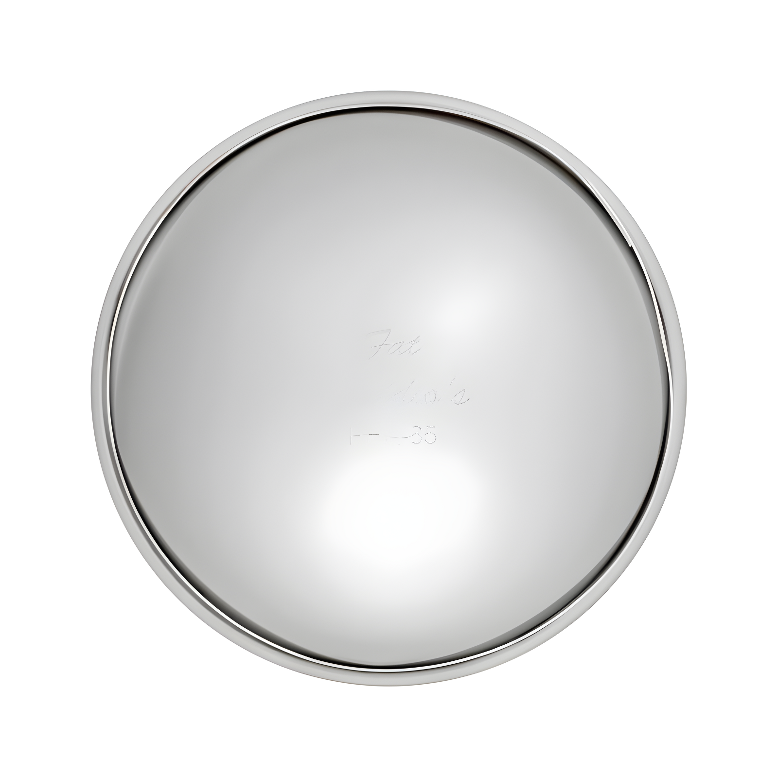 Fat Daddio's PHA-275 Anodized Aluminum Hemisphere Cake Pan, 2.75" x 1.4", Silver
