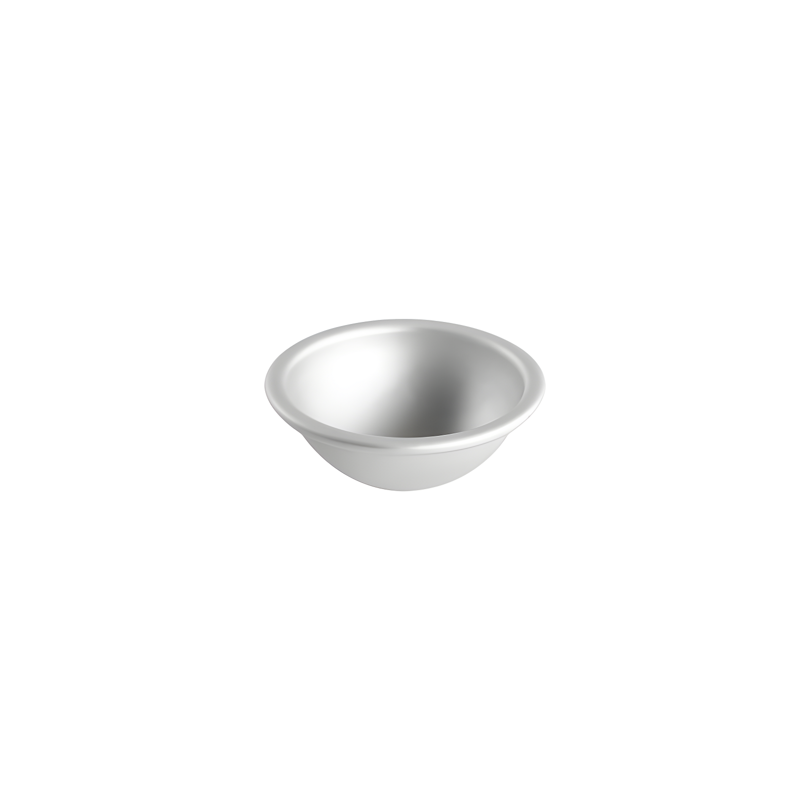 Fat Daddio's PHA-275 Anodized Aluminum Hemisphere Cake Pan, 2.75" x 1.4", Silver