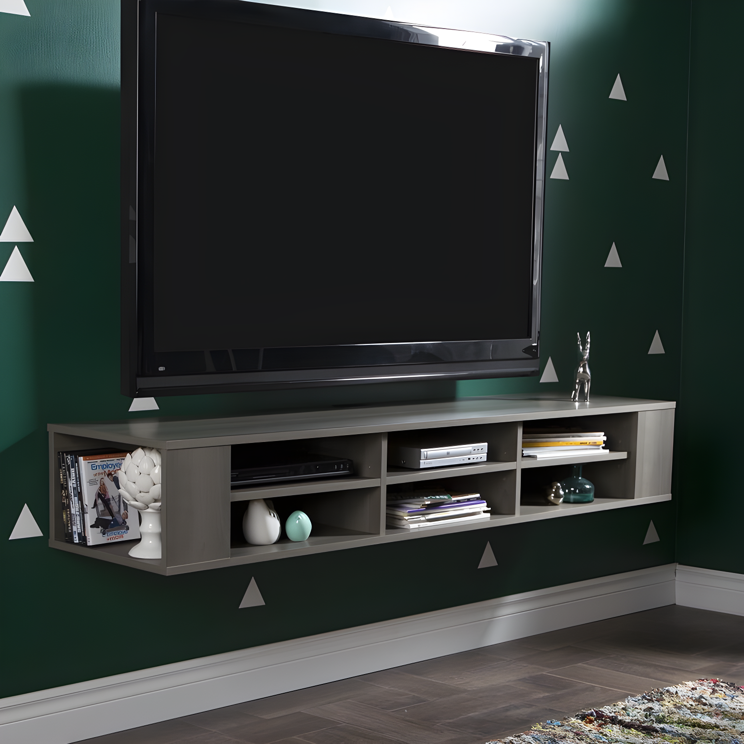 City Life Floating TV Stand for TVs up to 78"