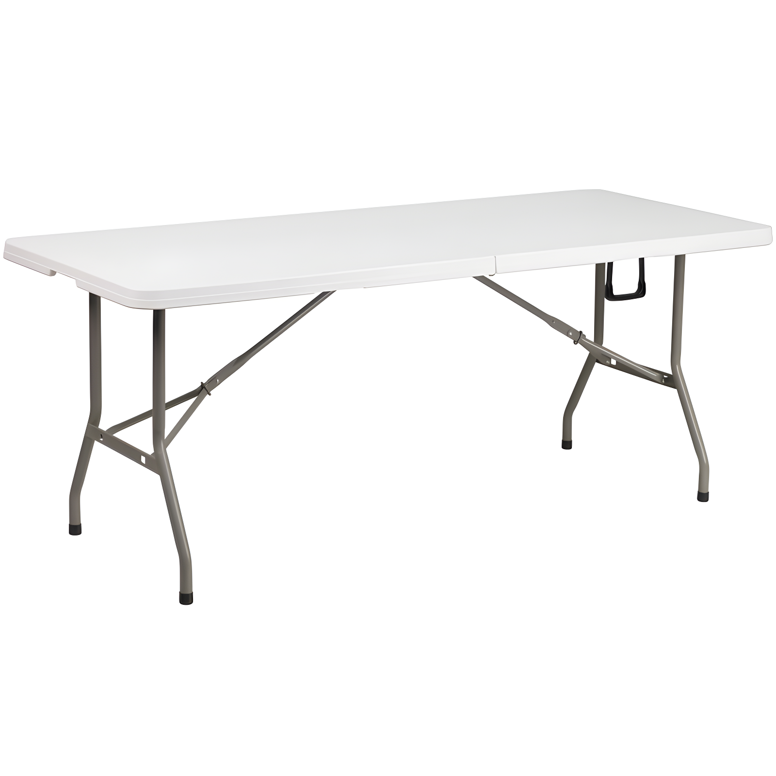 Flash Furniture Noah 6' Rectangular Plastic Folding Event Table with Carrying Handle by Flash Furniture