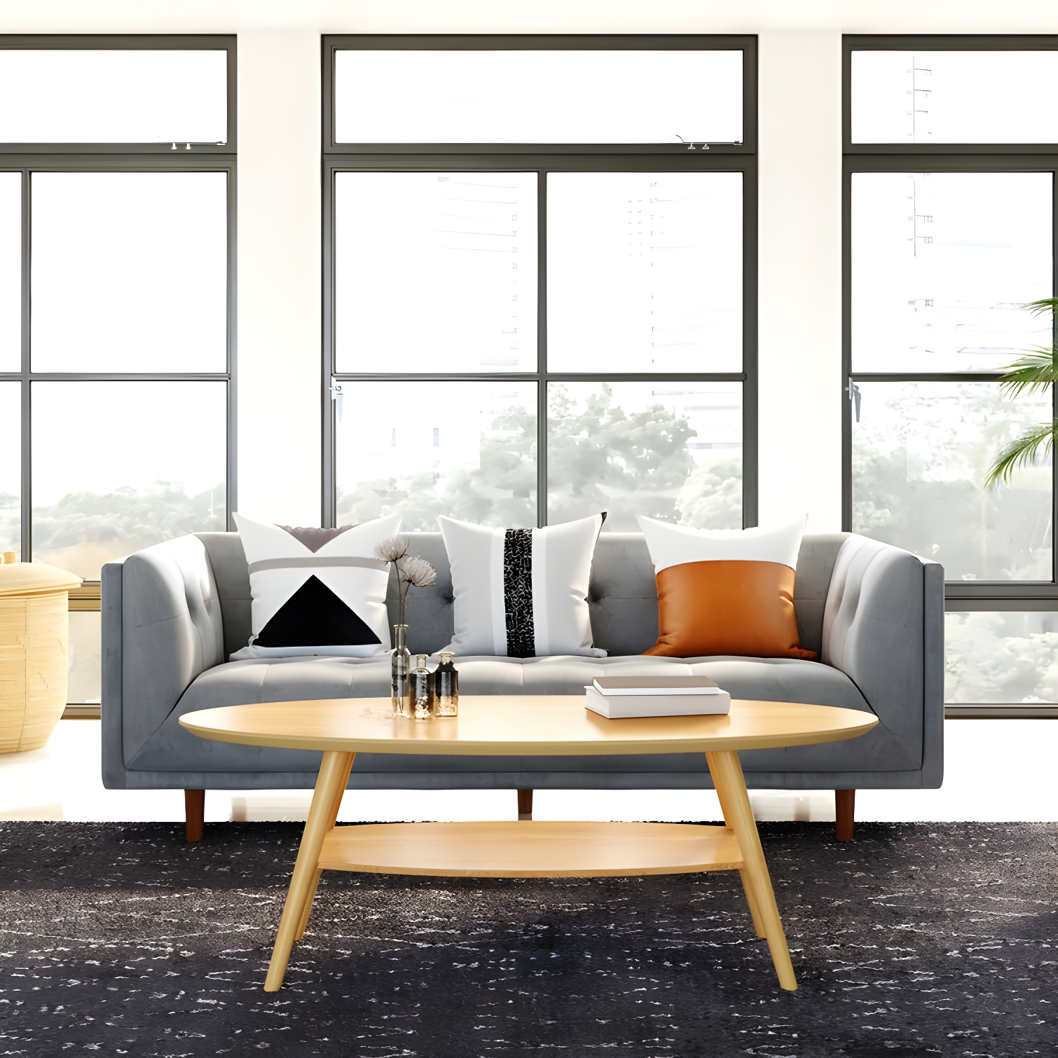 George 82'' Upholstered Sofa
