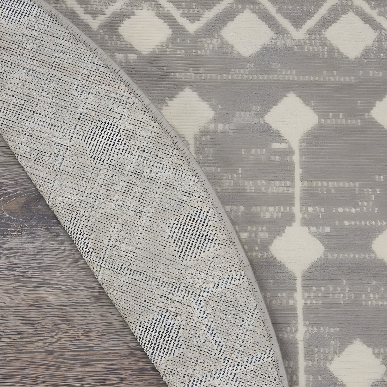 Nourison Grafix GRF37 Indoor Area Rug Grey 8' x ROUND