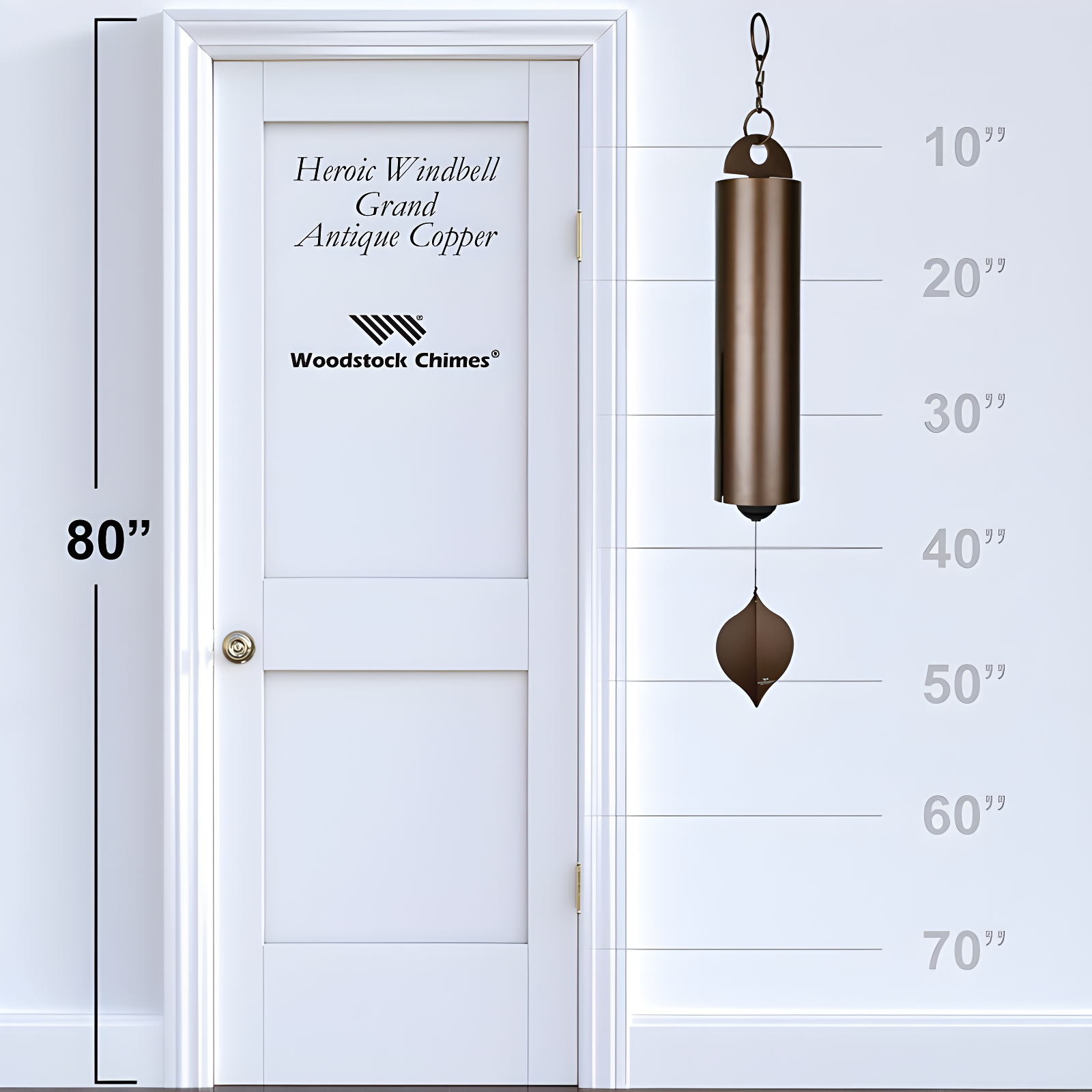 Woodstock Chimes Heroic Windbell™ Wind Chime