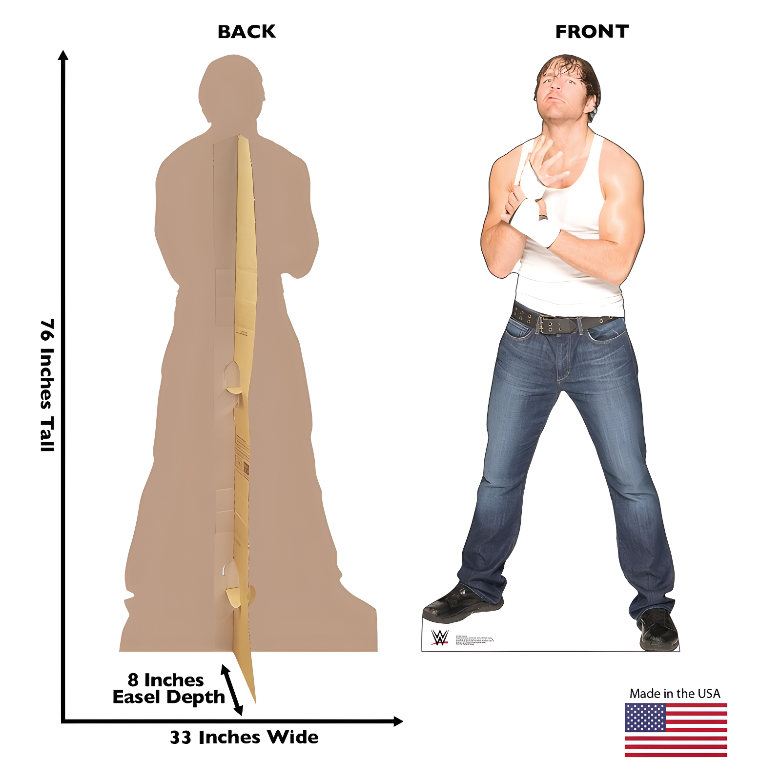 76'' WWE Cardboard Standup