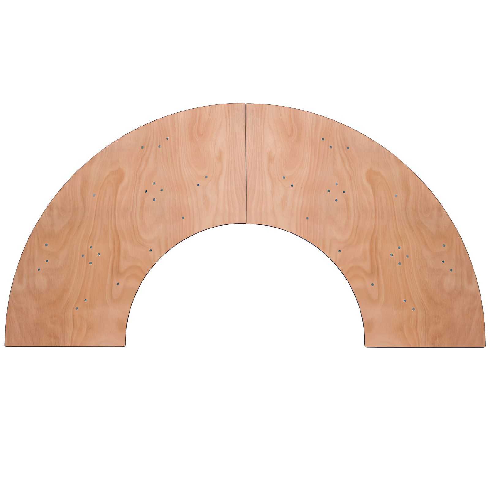 Flash Furniture Wofford 5.5 ft. x 2 ft. Serpentine Wood Folding Banquet and Hospitality Table