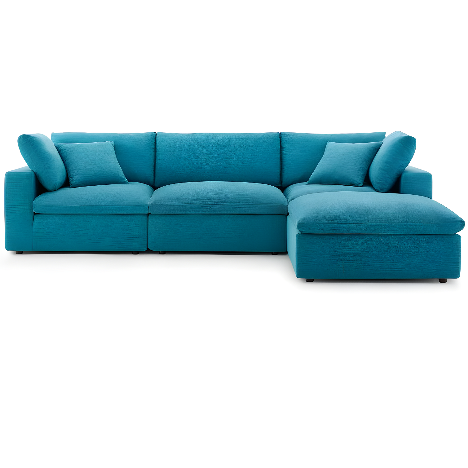 Modway Copper Grove Hrazdan Down-filled 4-piece Sectional Sofa Set