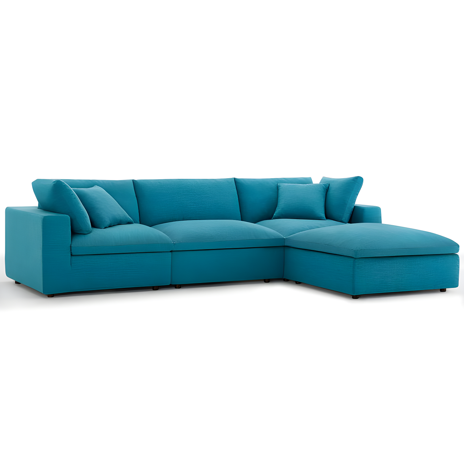 Modway Copper Grove Hrazdan Down-filled 4-piece Sectional Sofa Set