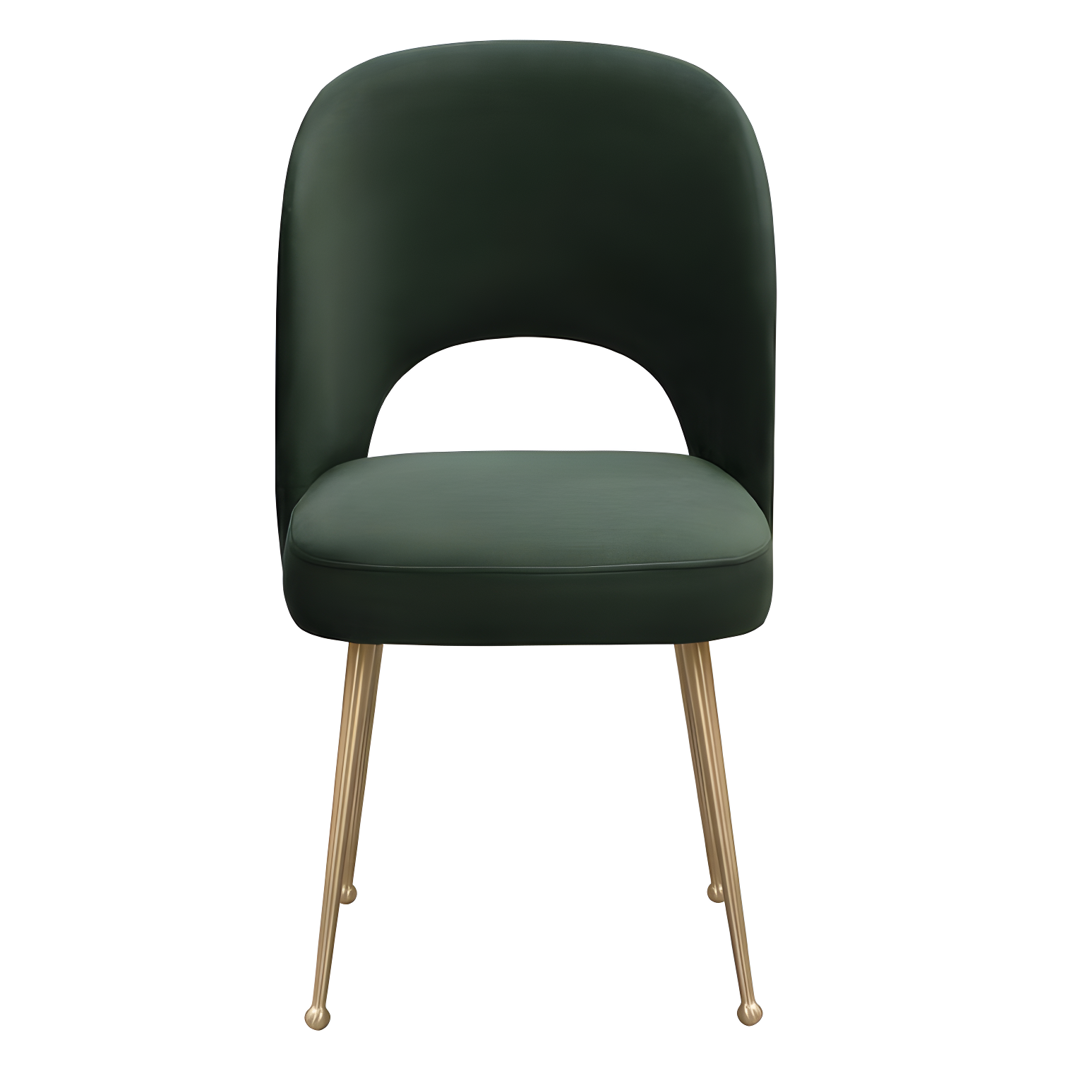 Swell Velvet Metal Side Chair