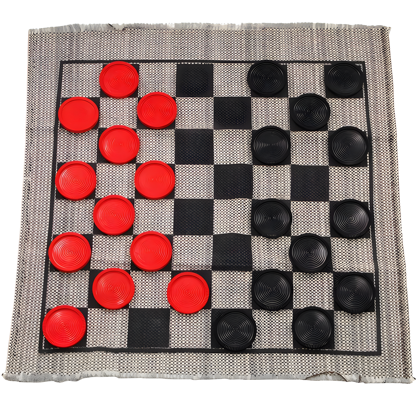 Jumbo Checker Rug Game