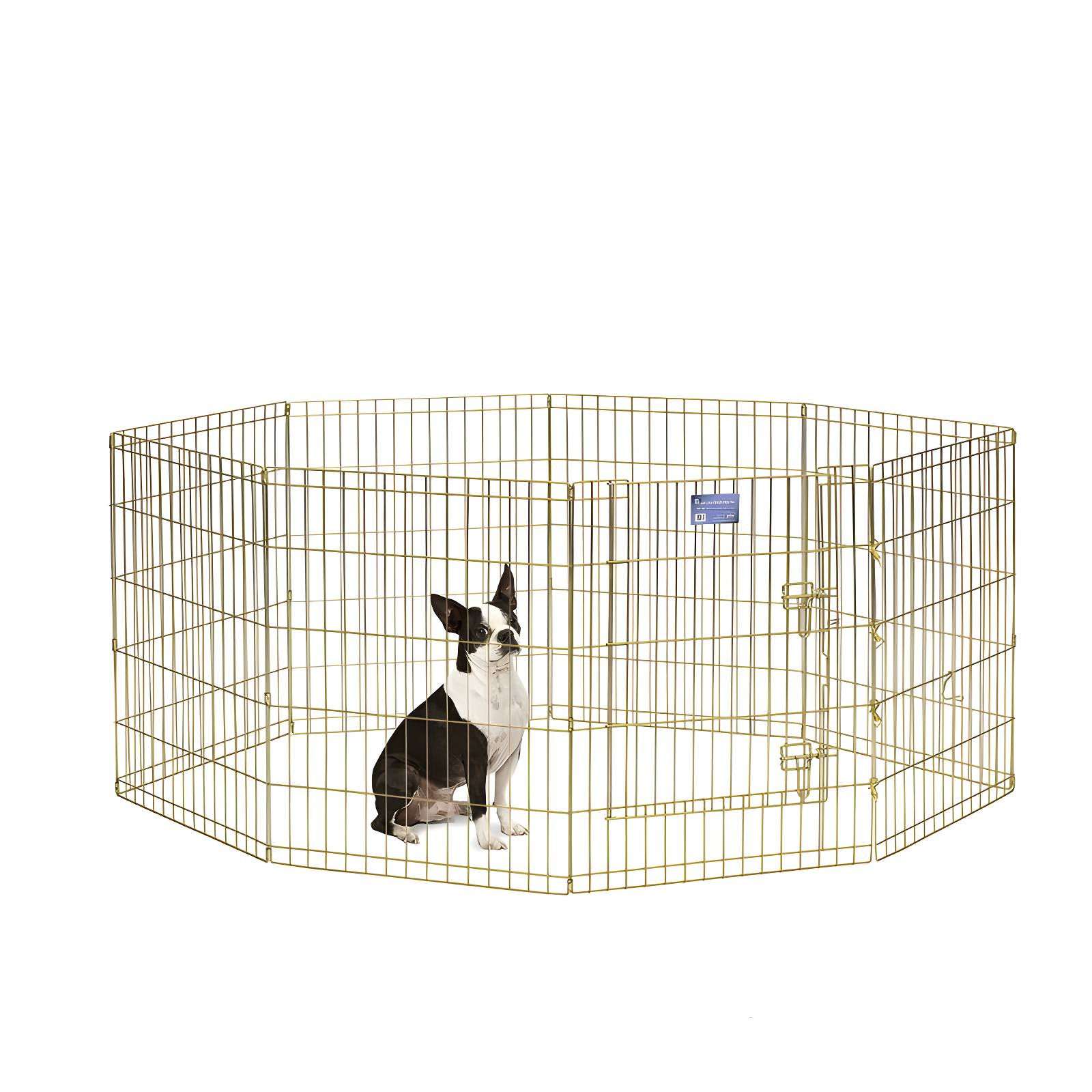 MidWest Homes for Pets Gold Zinc Exercise Pen/Pet Playpen with Door