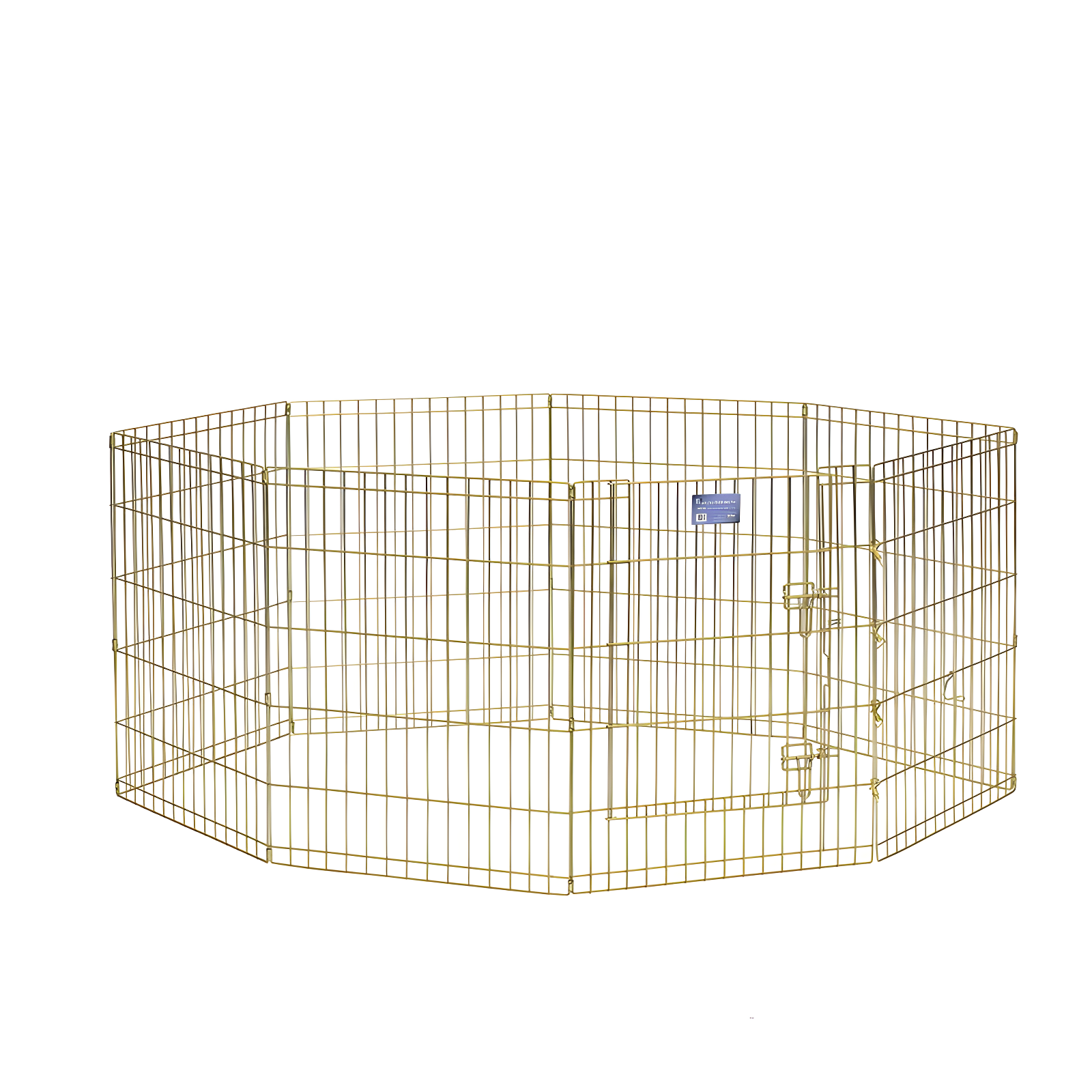 MidWest Homes for Pets Gold Zinc Exercise Pen/Pet Playpen with Door