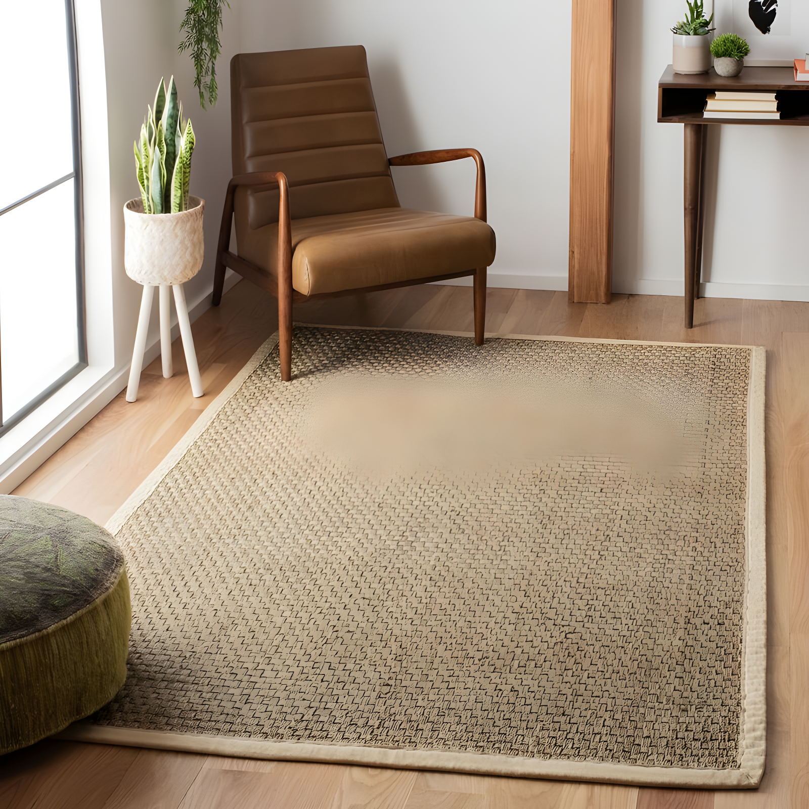 Natural Fiber NF114 Power Loomed Indoor Area Rug - Natural/Ivory - 4'x6' - Safavieh.