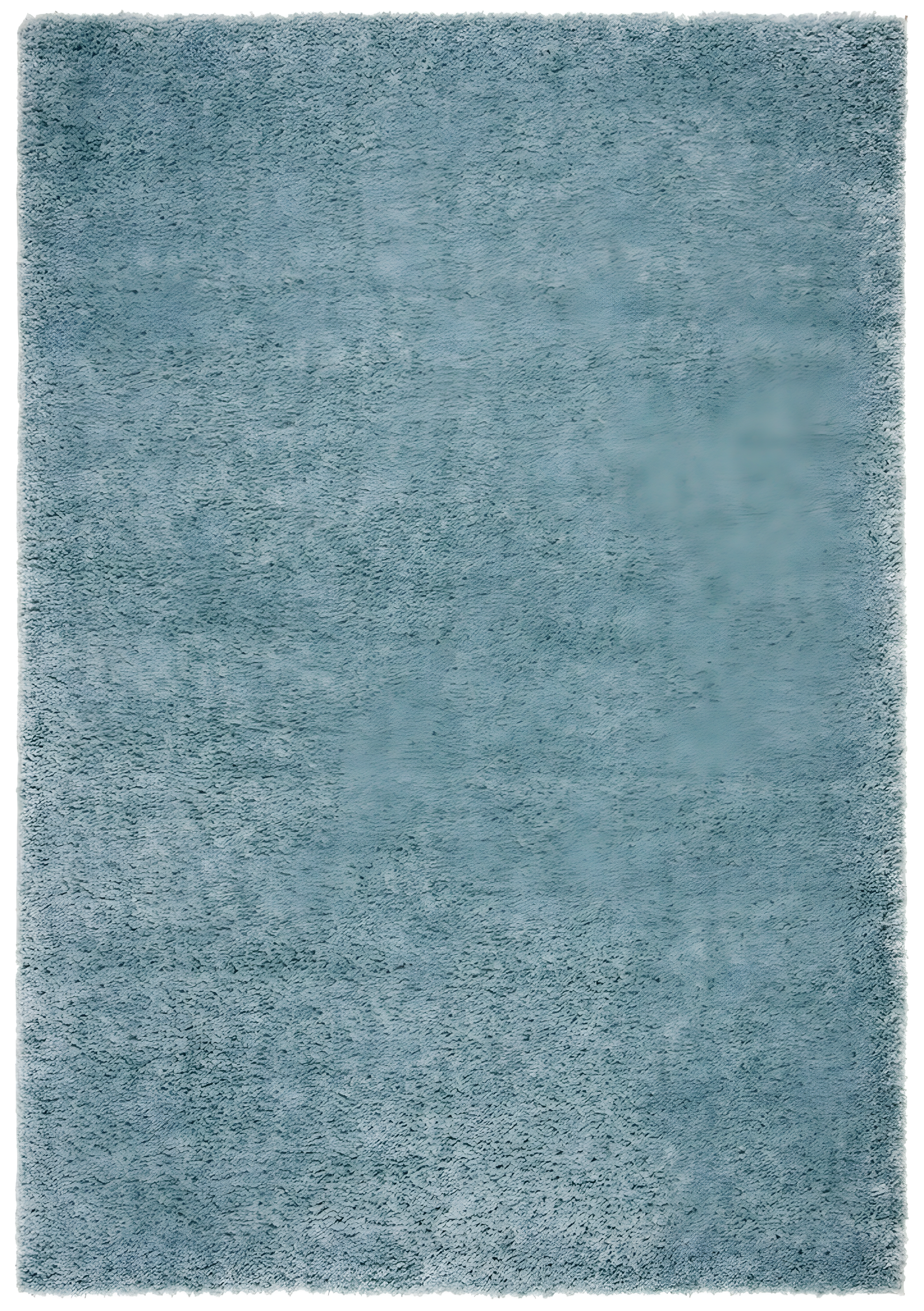 SAFAVIEH August Carlene Solid Plush Shag Area Rug, Aqua, 10' x 14'
