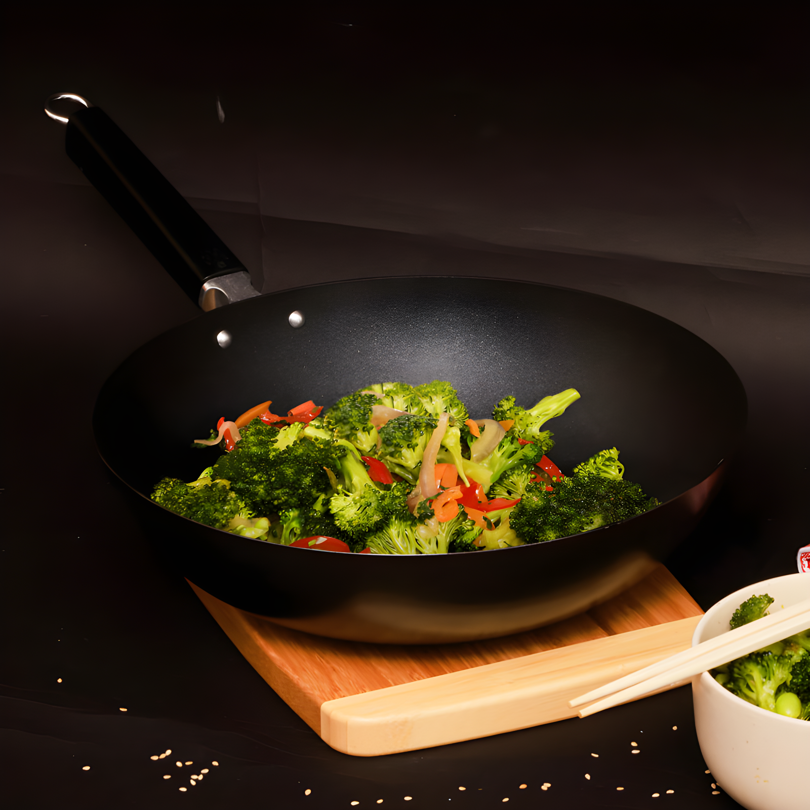 JOYCE CHEN JOYCE CHEN Enameled Cast Iron Non-Stick 12'' Frying Pan