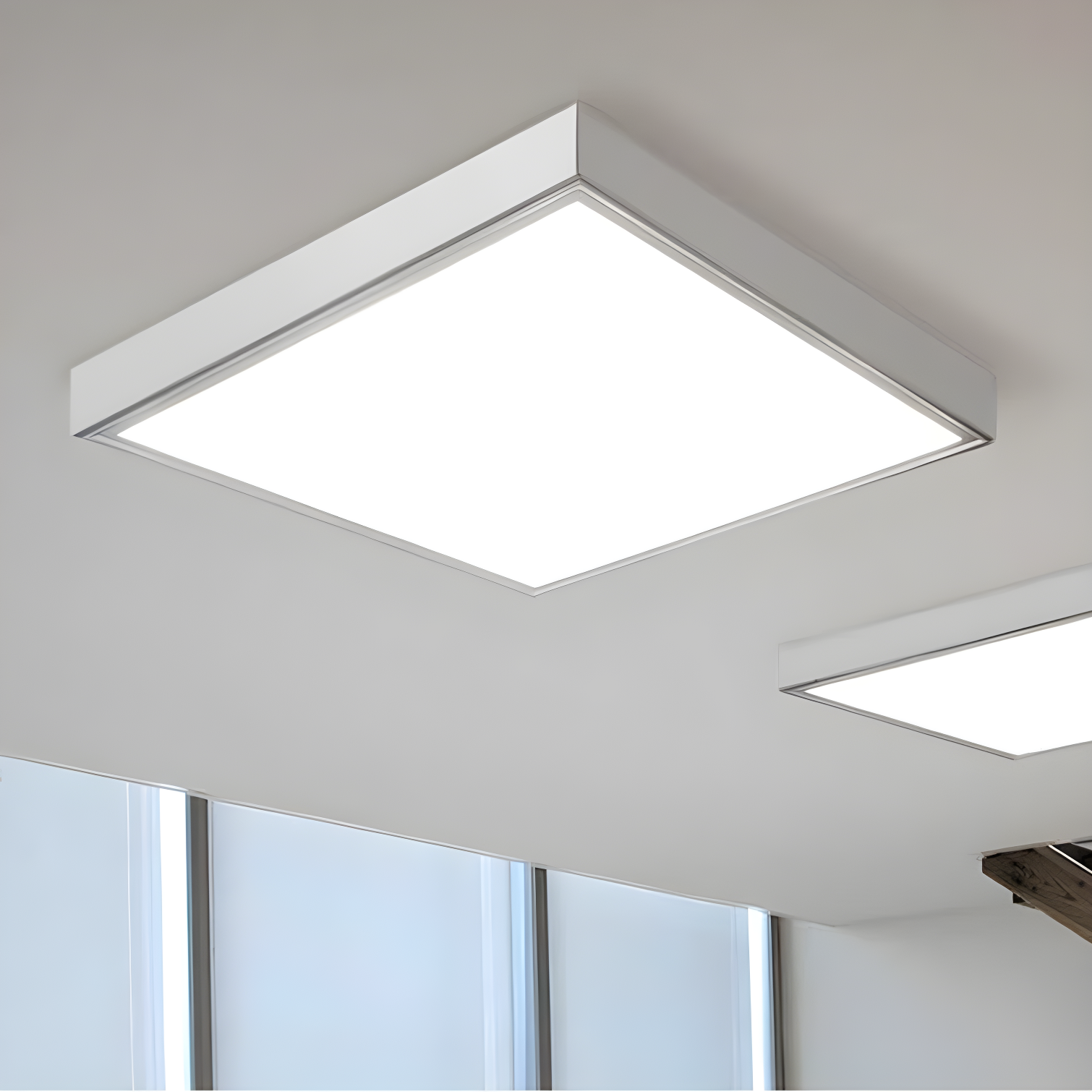 eSenLite Dimmable Square Troffer Ceiling Light