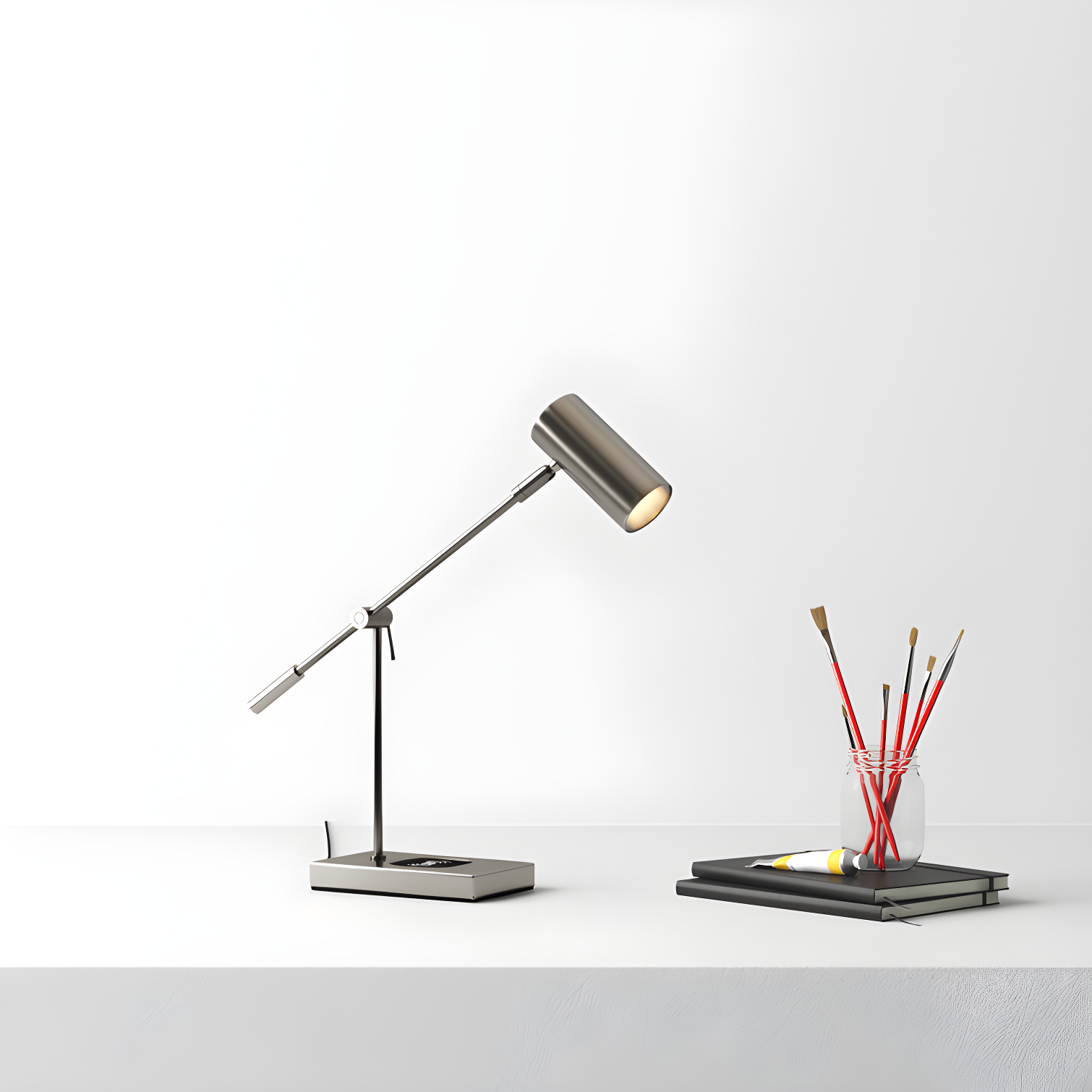 Flemings Adjustable Metal USB Desk Lamp