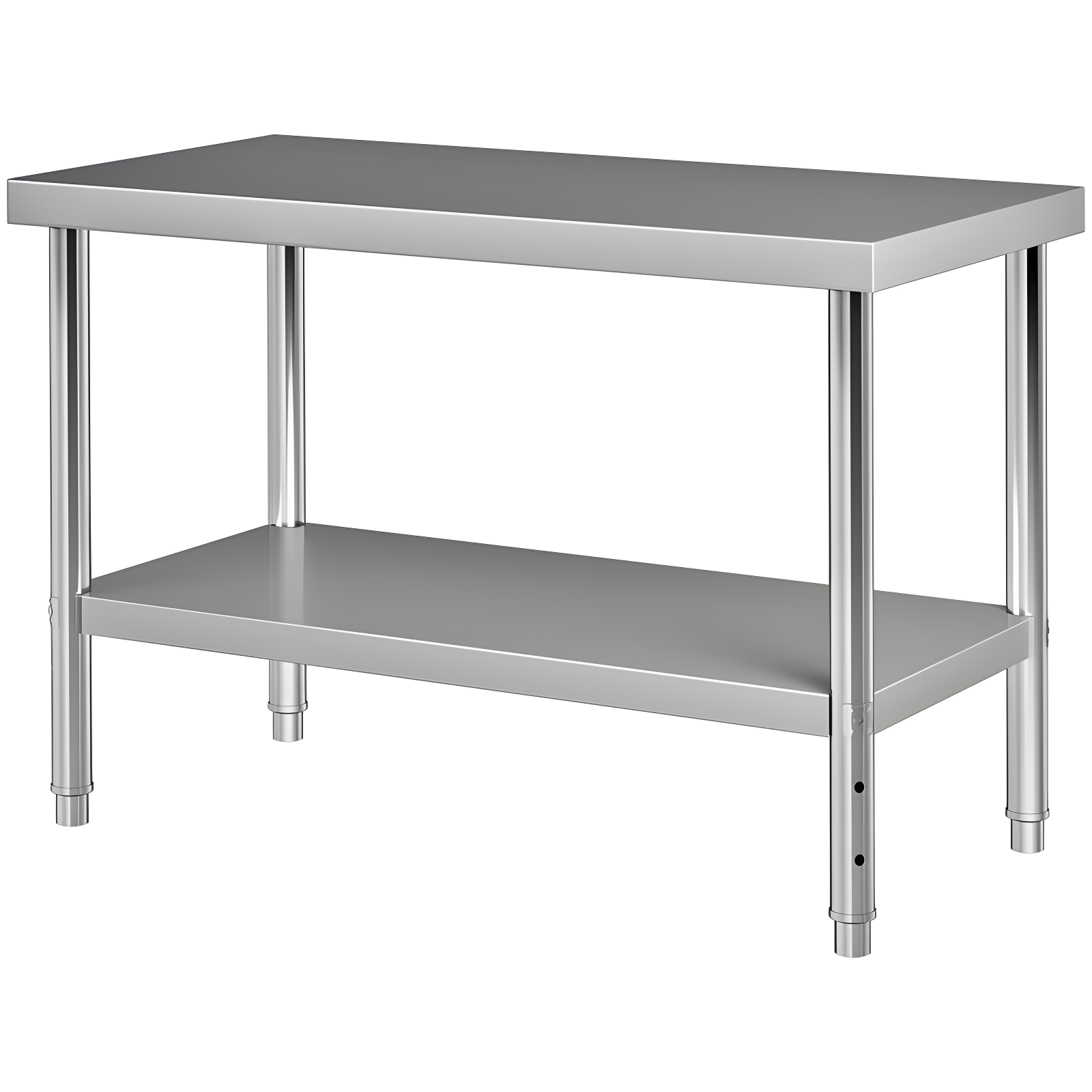 Prep & Savour Demnan Metal Top Workbench