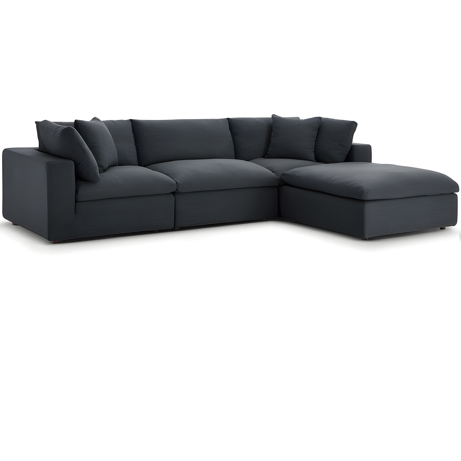 Modway Copper Grove Hrazdan Down-filled 4-piece Sectional Sofa Set