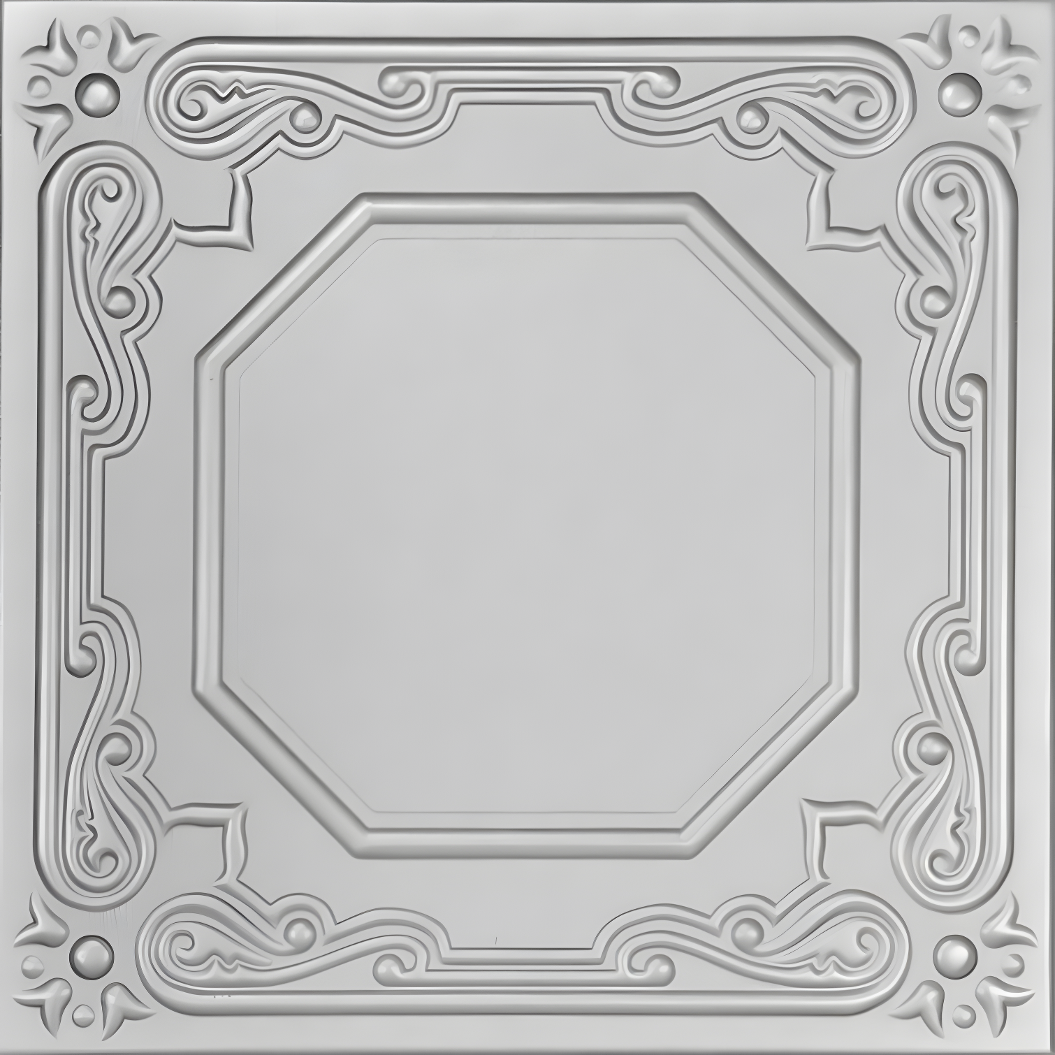 Topkapi Palace 1.6 ft. x 1.6 ft. Polystyrene Glue-up Ceiling Tile