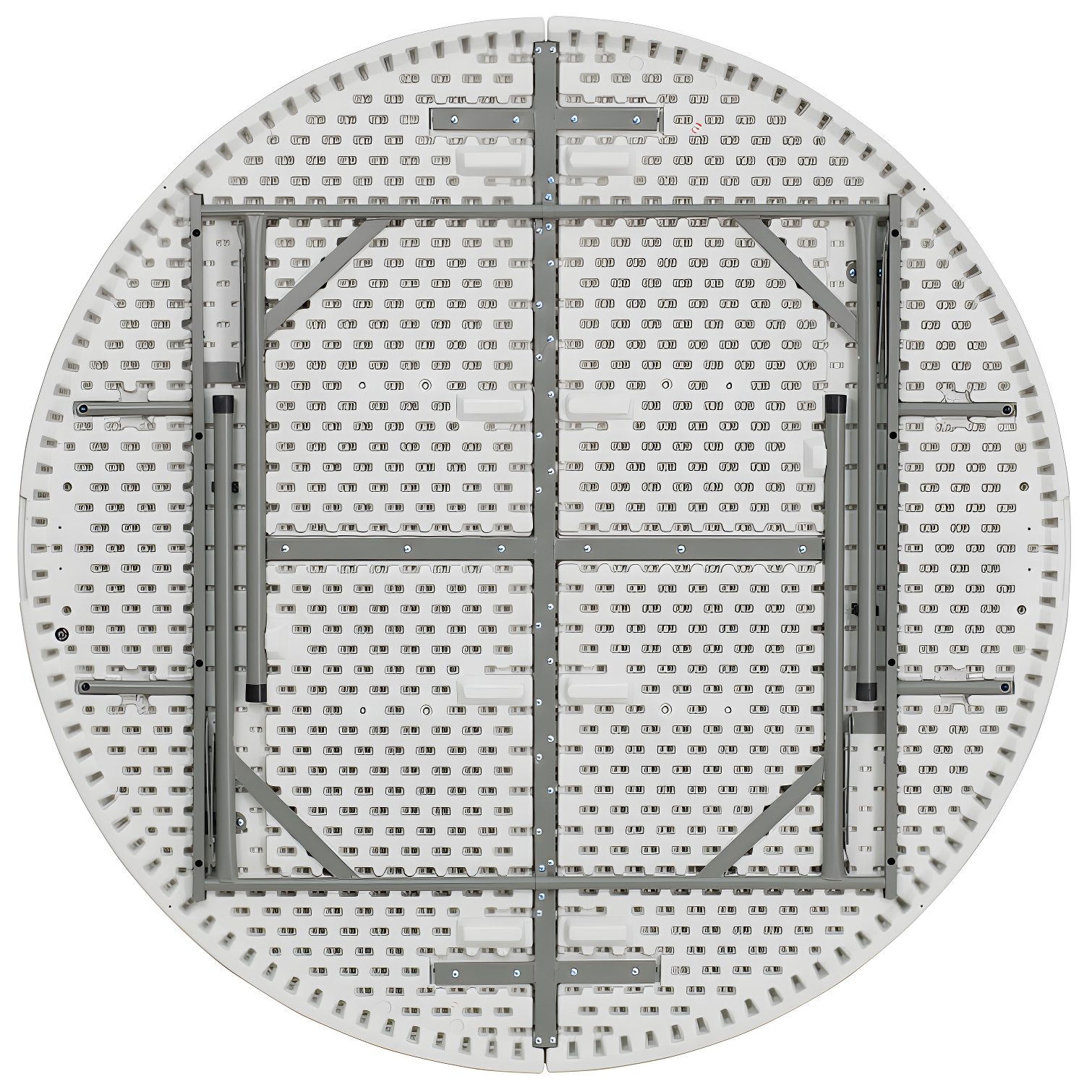 Noah 5' Round Plastic Event Folding Table by Flash Furniture