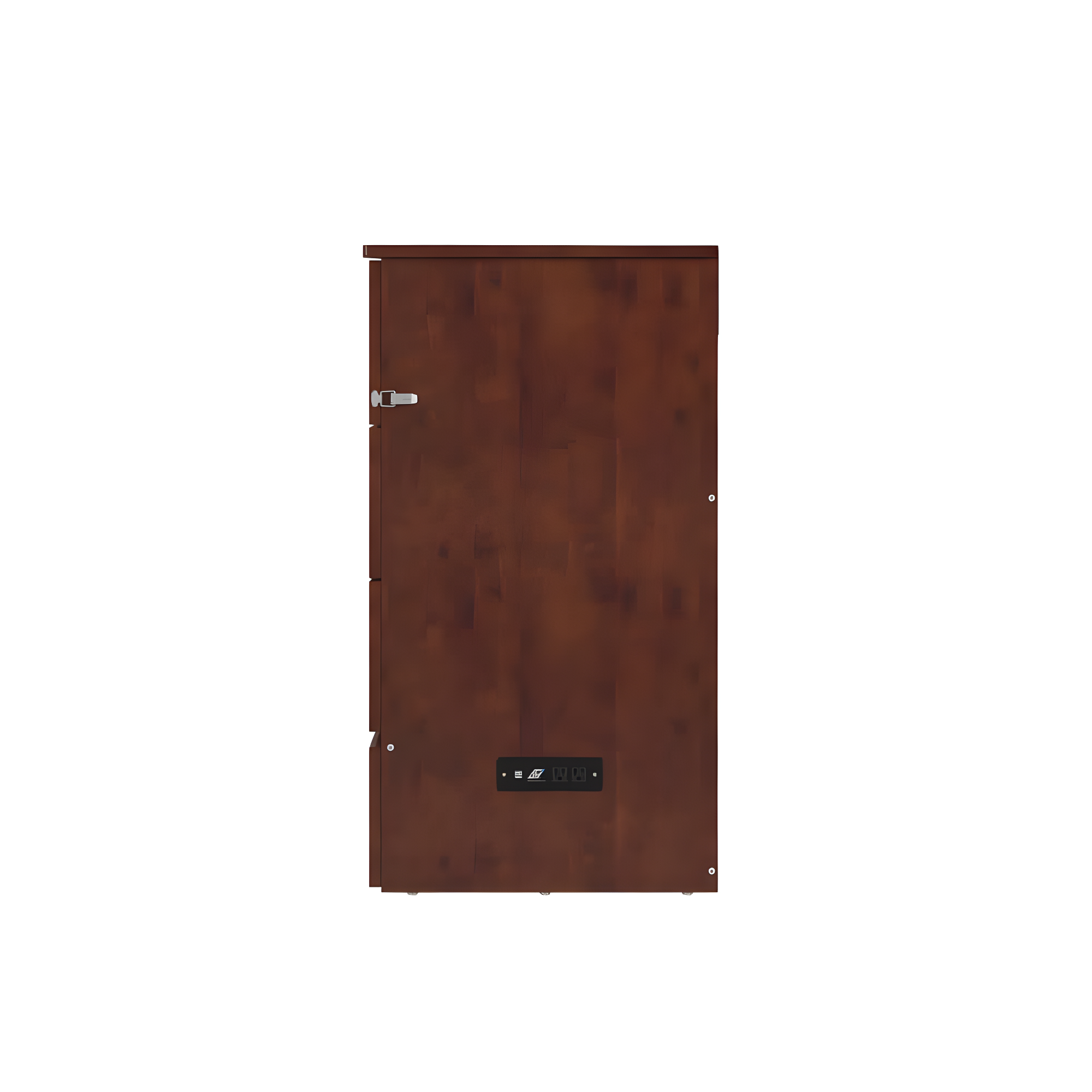 AFI Northfield Walnut Twin XL Solid Wood Murphy Bed Chest