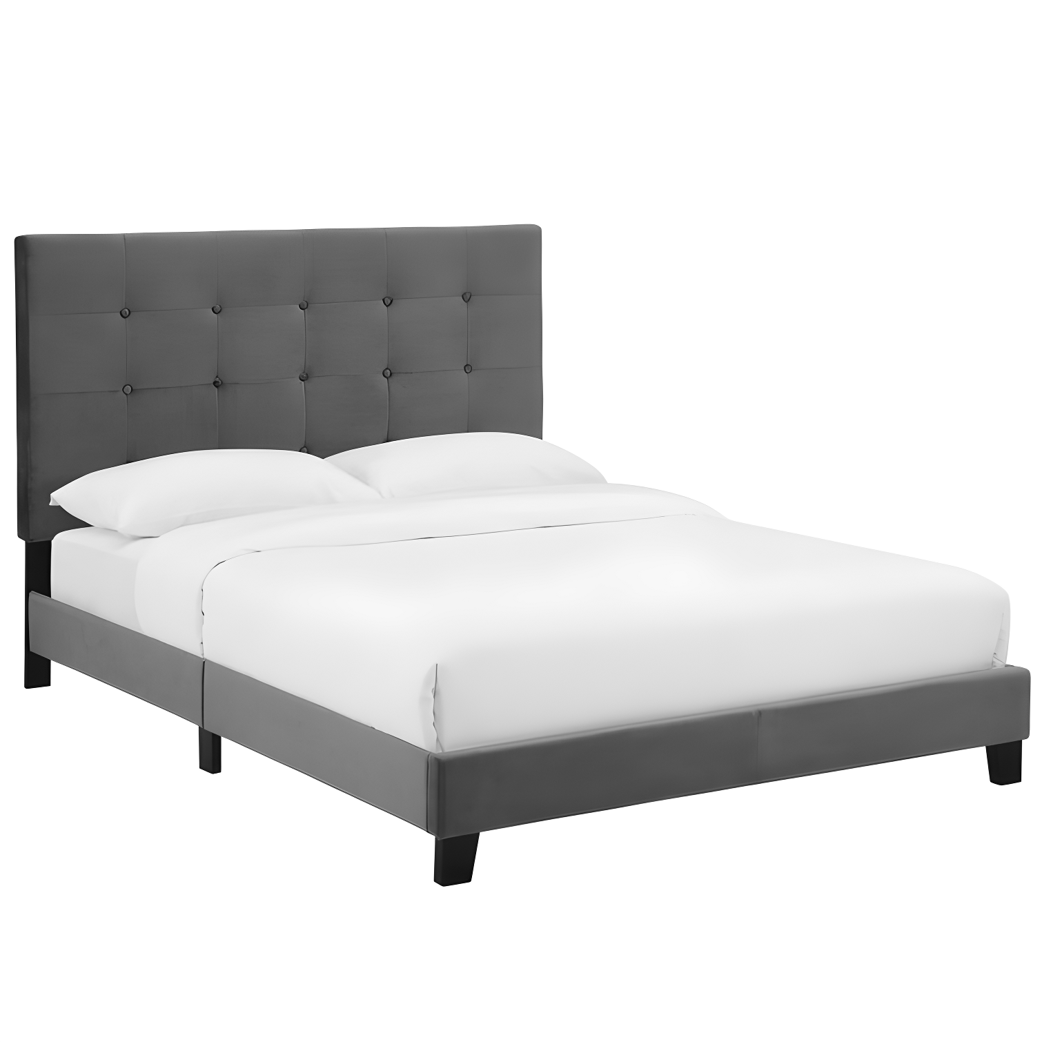 Modway Melanie Tufted Button Upholstered Performance Velvet Platform Bed