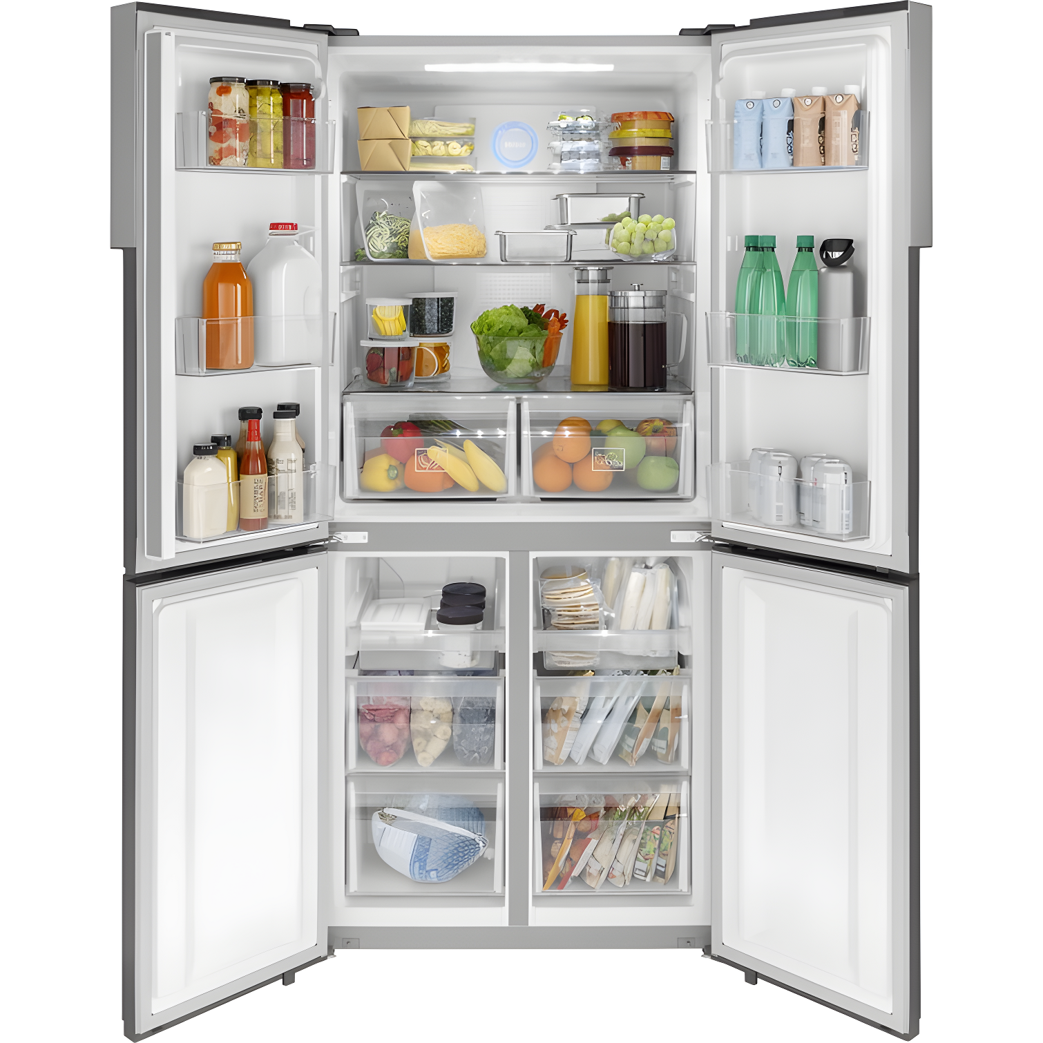 Haier Haier 33" 16.4 Cubic Feet Energy Star Smudge-Resistant Built-in Bottom Freezer Refrigerator QHE16HYPFS
