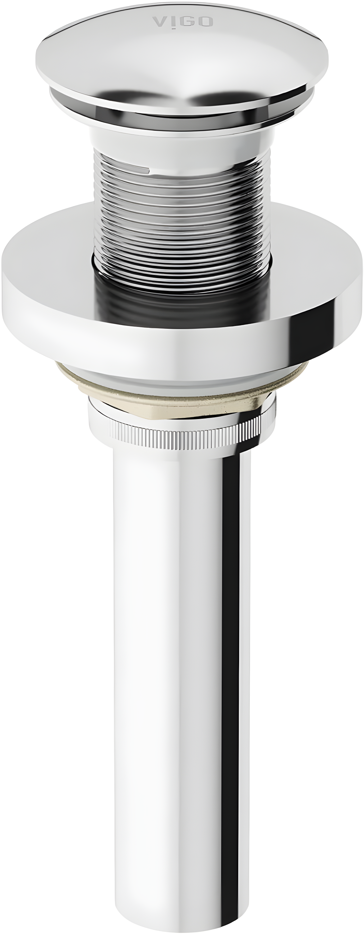 VIGO Vessel Bathroom Sink Pop-Up Drain and Mounting Ring in Chrome