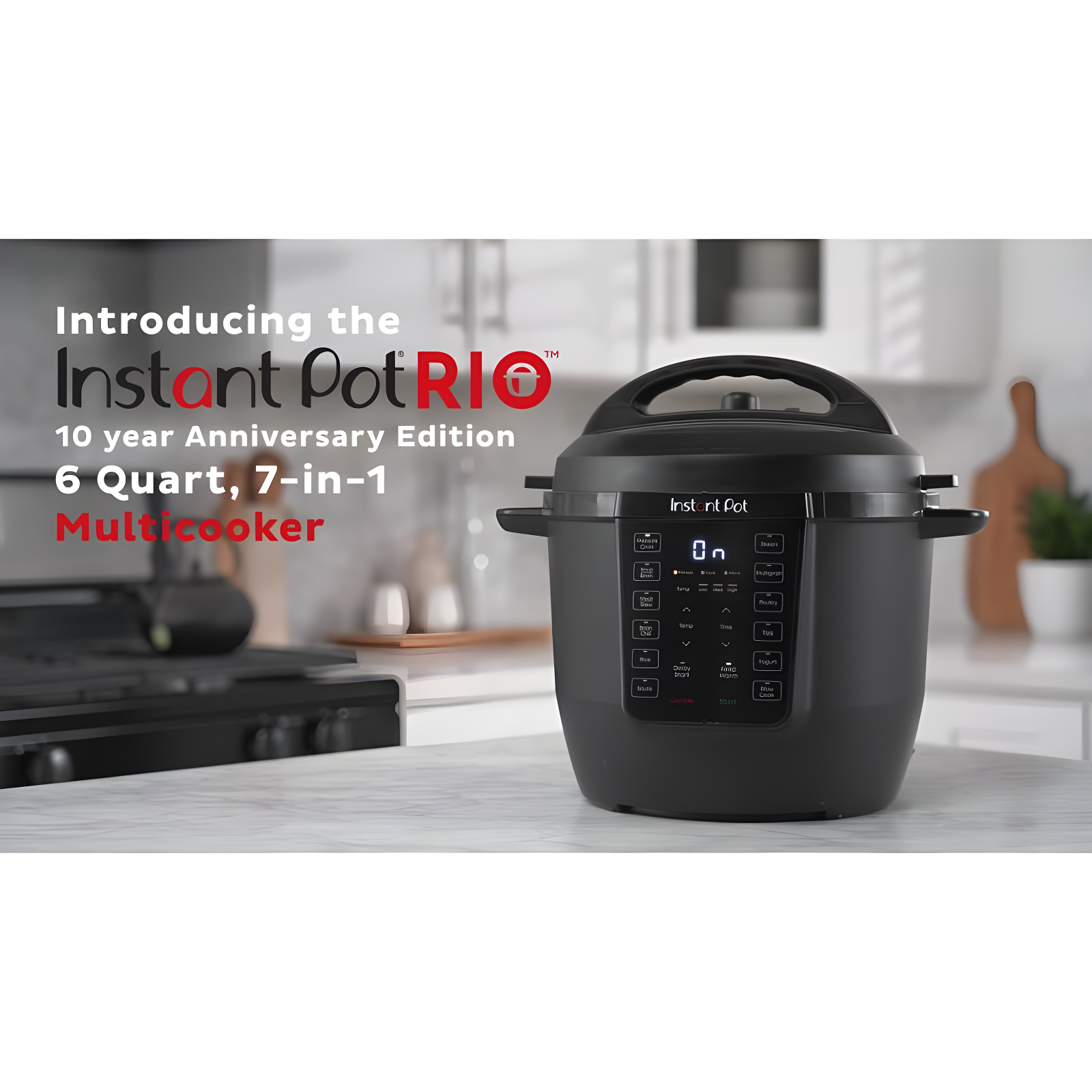 Instant Pot RIO 6qt 7-in-1 Electric Pressure Cooker & Multi-Cooker: Instapot, Slow & Rice Cooker