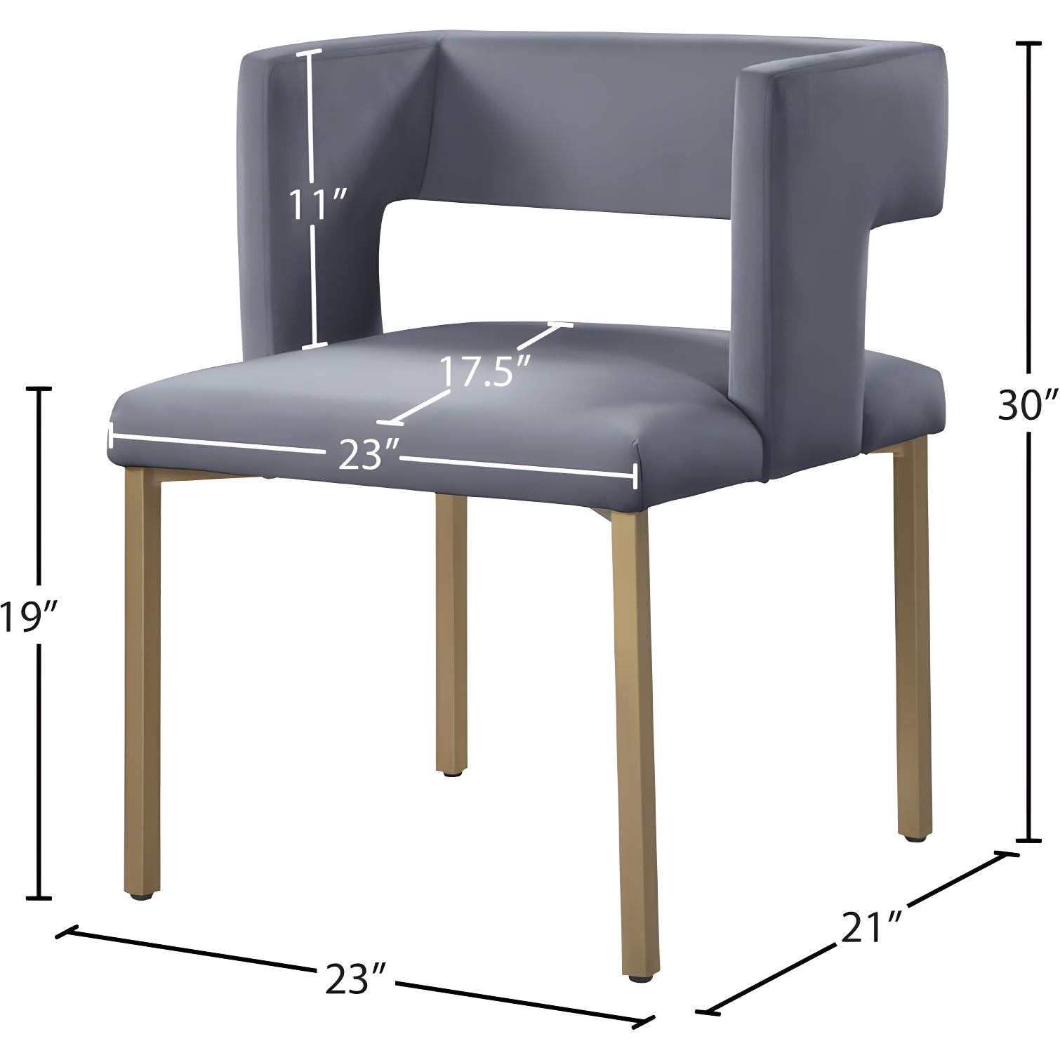 Inga Velvet Arm Chair