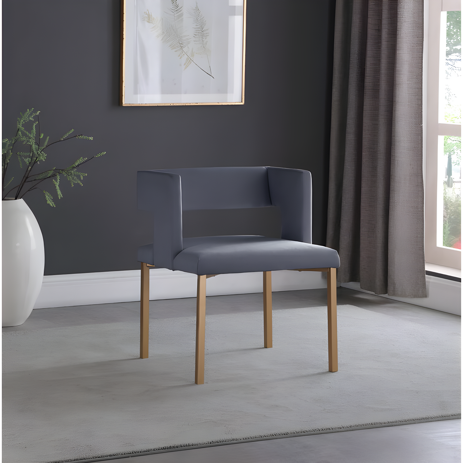 Inga Velvet Arm Chair