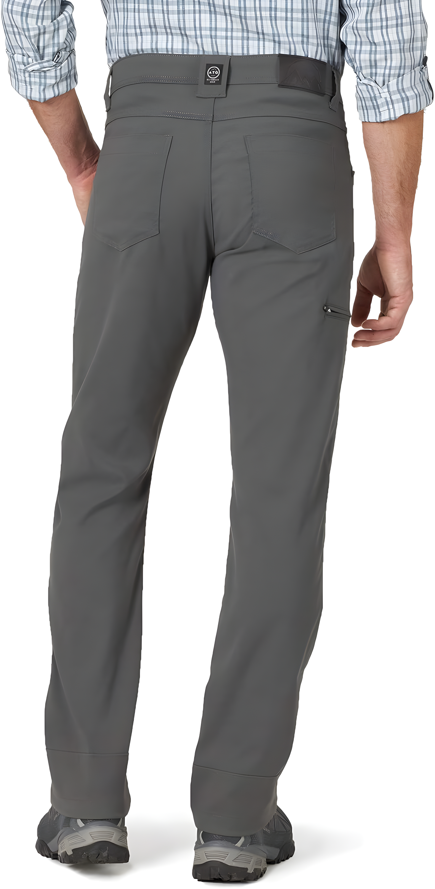 Wrangler Shadow Black ATG All Terrain Gear Synthetic Relaxed Straight Fit Pants - 34 X 30
