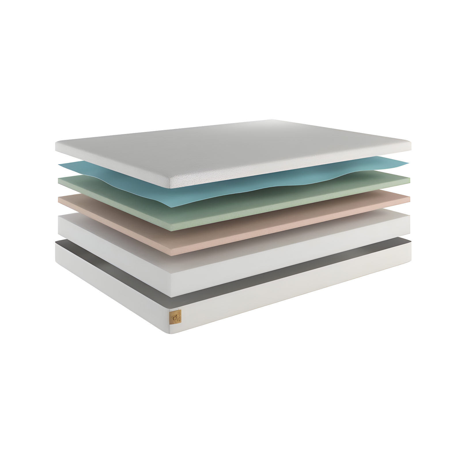 Hollywood Bed Frame Twin 5 Little Monkeys 8" Kids' Original Memory Foam Mattress: Hypoallergenic, Water-Resistant, Organic Cotton