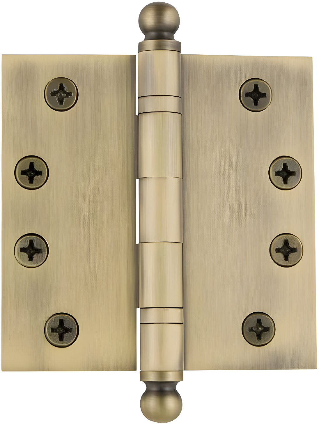 Nostalgic Warehouse 4" x 4" Ball Tip Heavy Duty Hinge with Square Corners