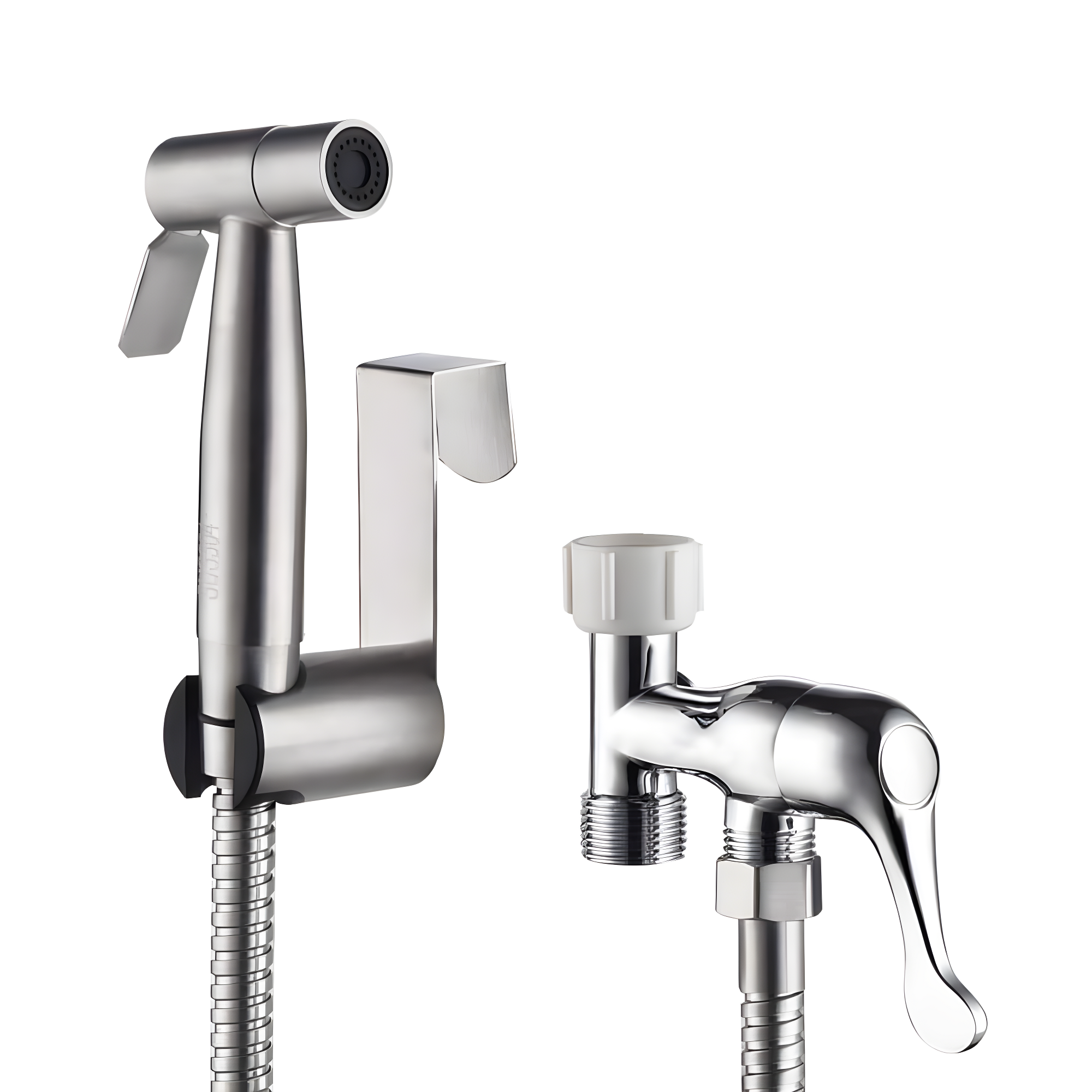 Handheld Bidet Attachment in Silver