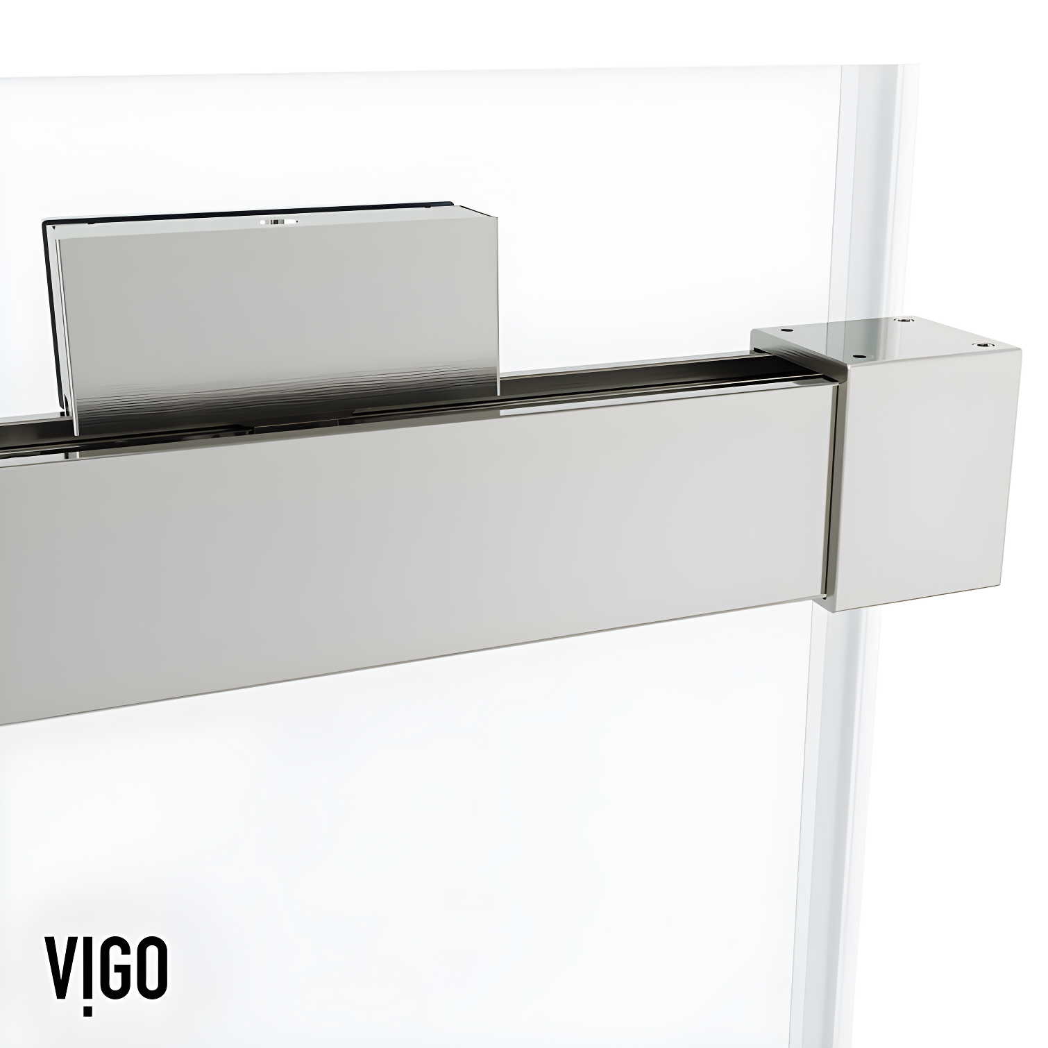 Houston 56-60" W x 66" H Double Sliding Frameless Tub Door with 3/8" Clear Glass