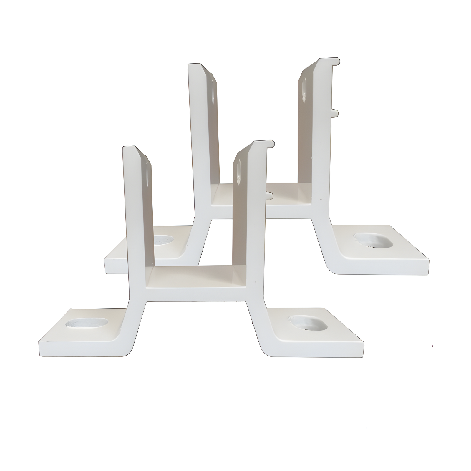 ALEKO White Metal Wall Mounting Bracket for Awning (Set of 2)