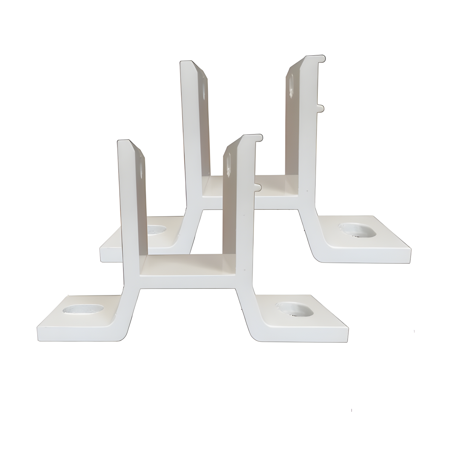 ALEKO White Metal Wall Mounting Bracket for Awning (Set of 2)