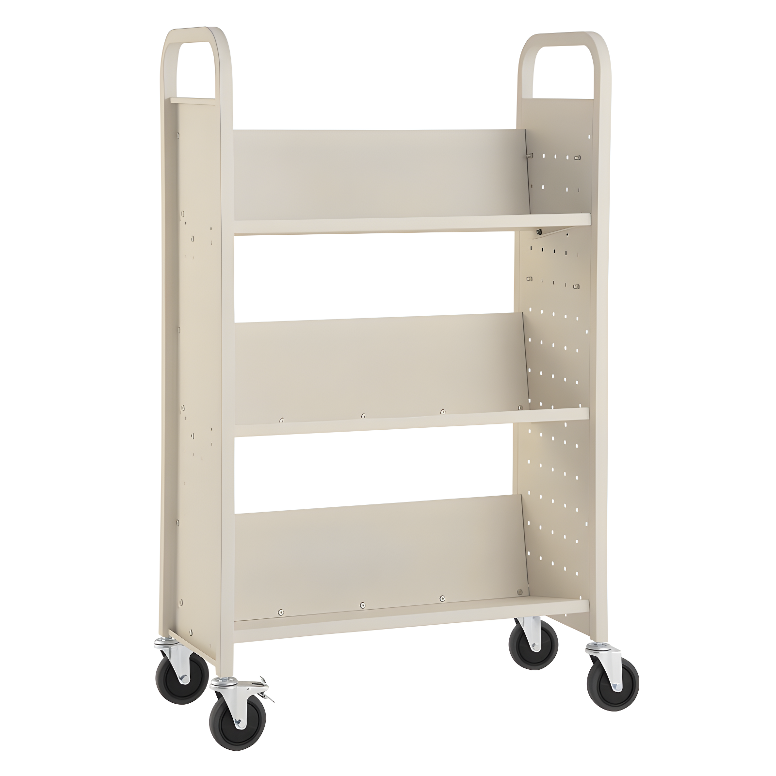 49.2'' H Book Cart with Wheels