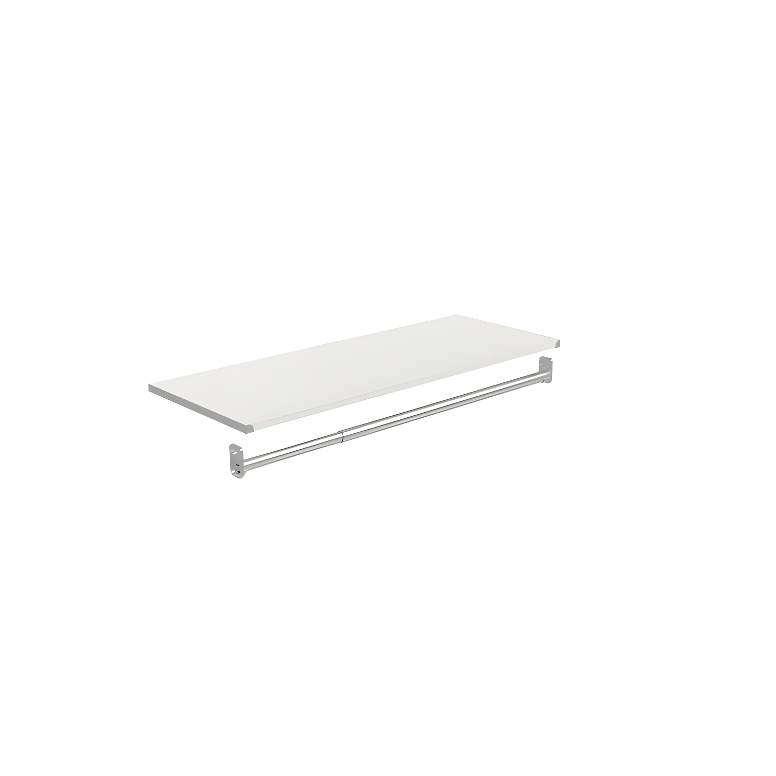 Modular Storage 36.02" W Shelf & Closet Rod