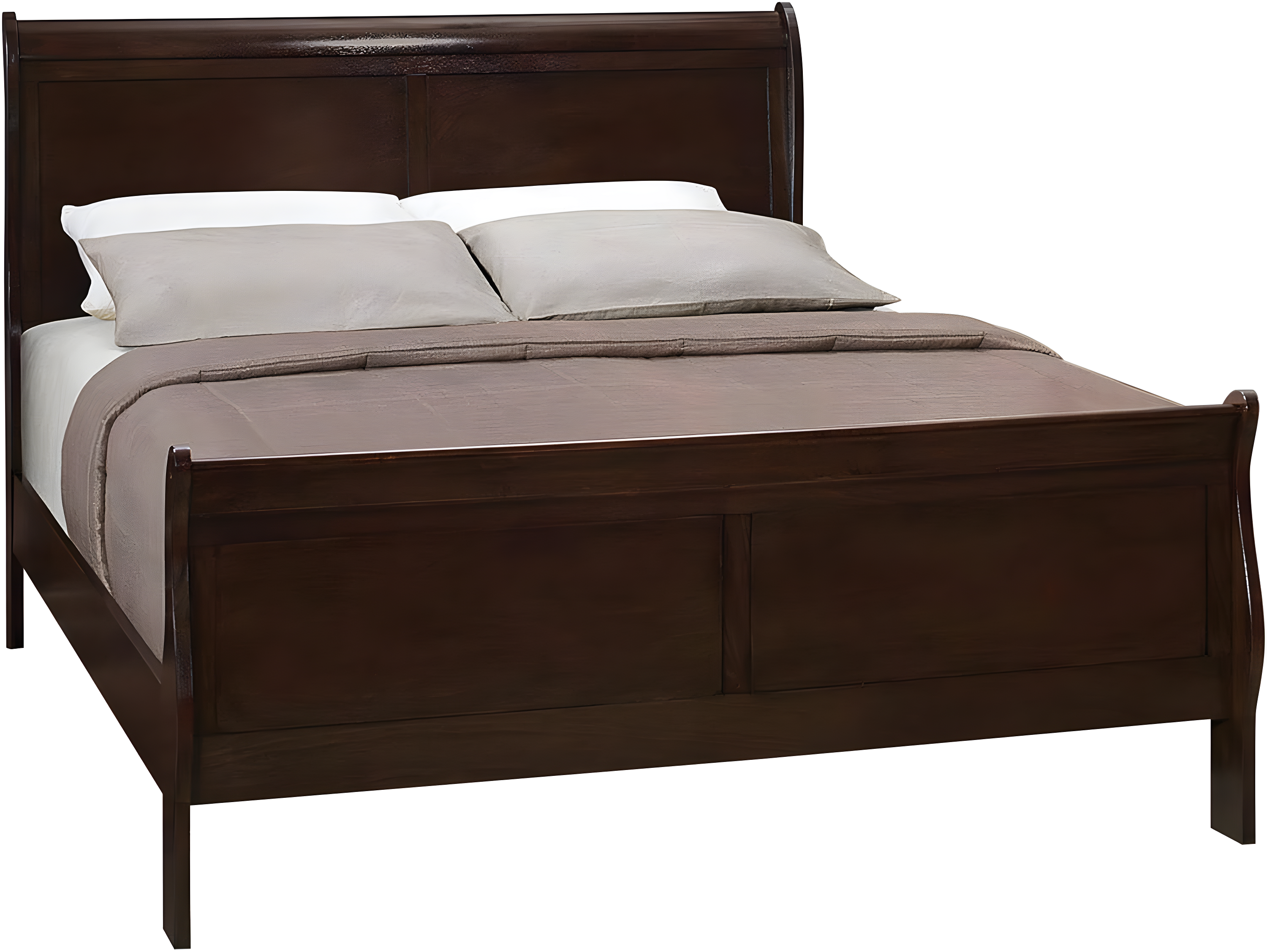 Coaster Louis Philippe King Sleigh Bed in Cappuccino