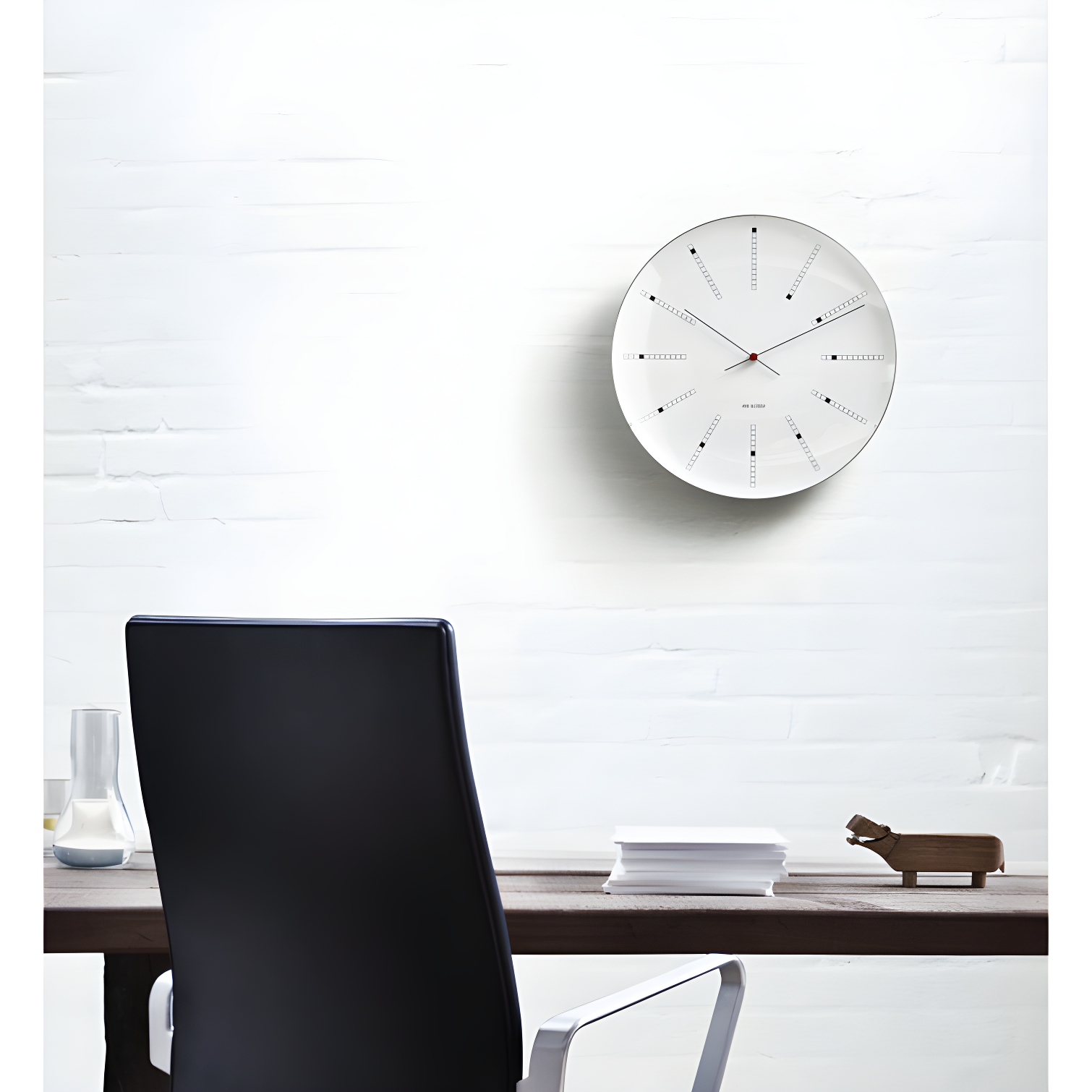 Bankers Metal Wall Clock