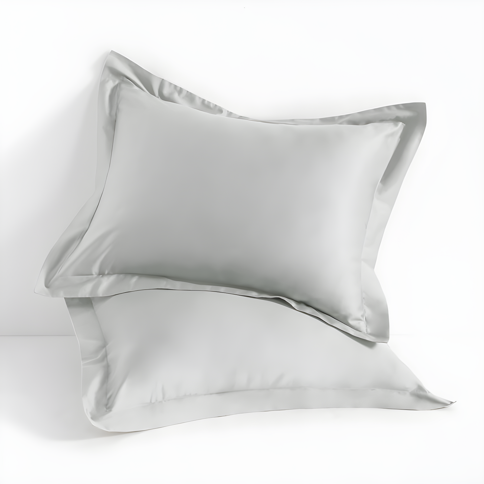 NTBAY Egyptian-Quality Cotton Sham Covers, 500 Thread Count Cotton Sateen Square Pillow Covers - NTBAY (Set of 2)
